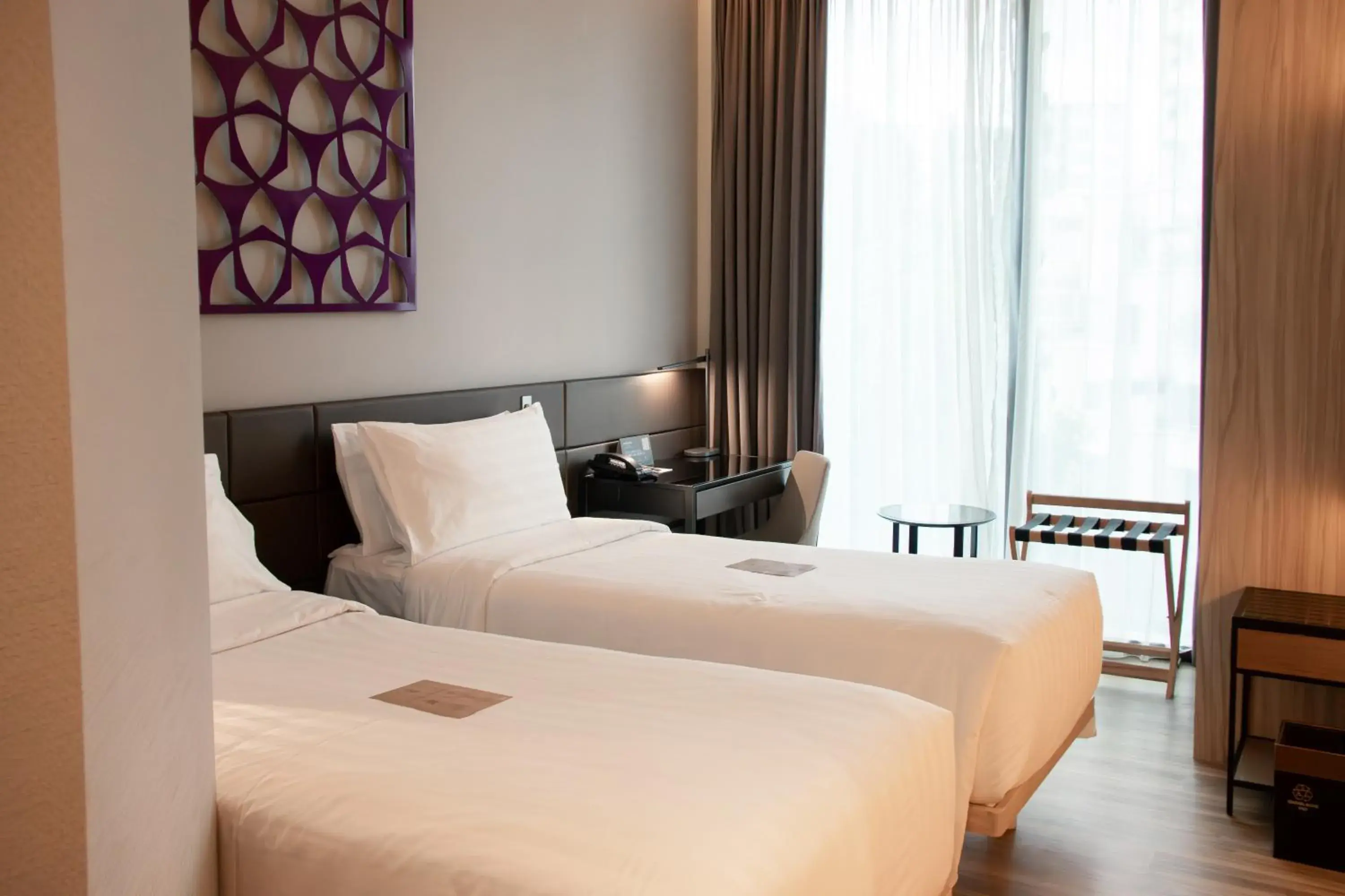 Bed in Mercure Singapore On Stevens Bed in Mercure Singapore On Stevens