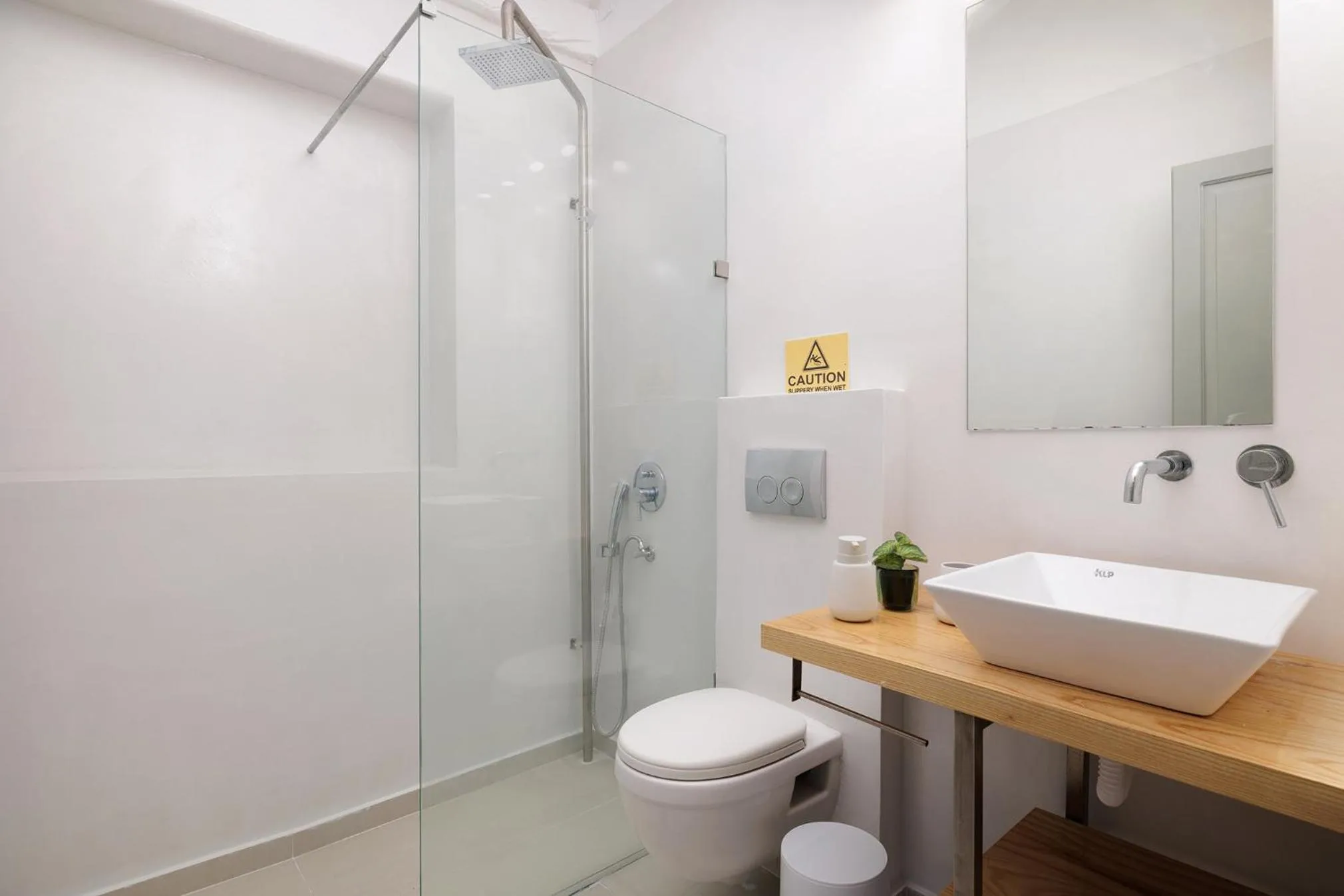 Shower in Villa Levanda by WhiteDream Villas