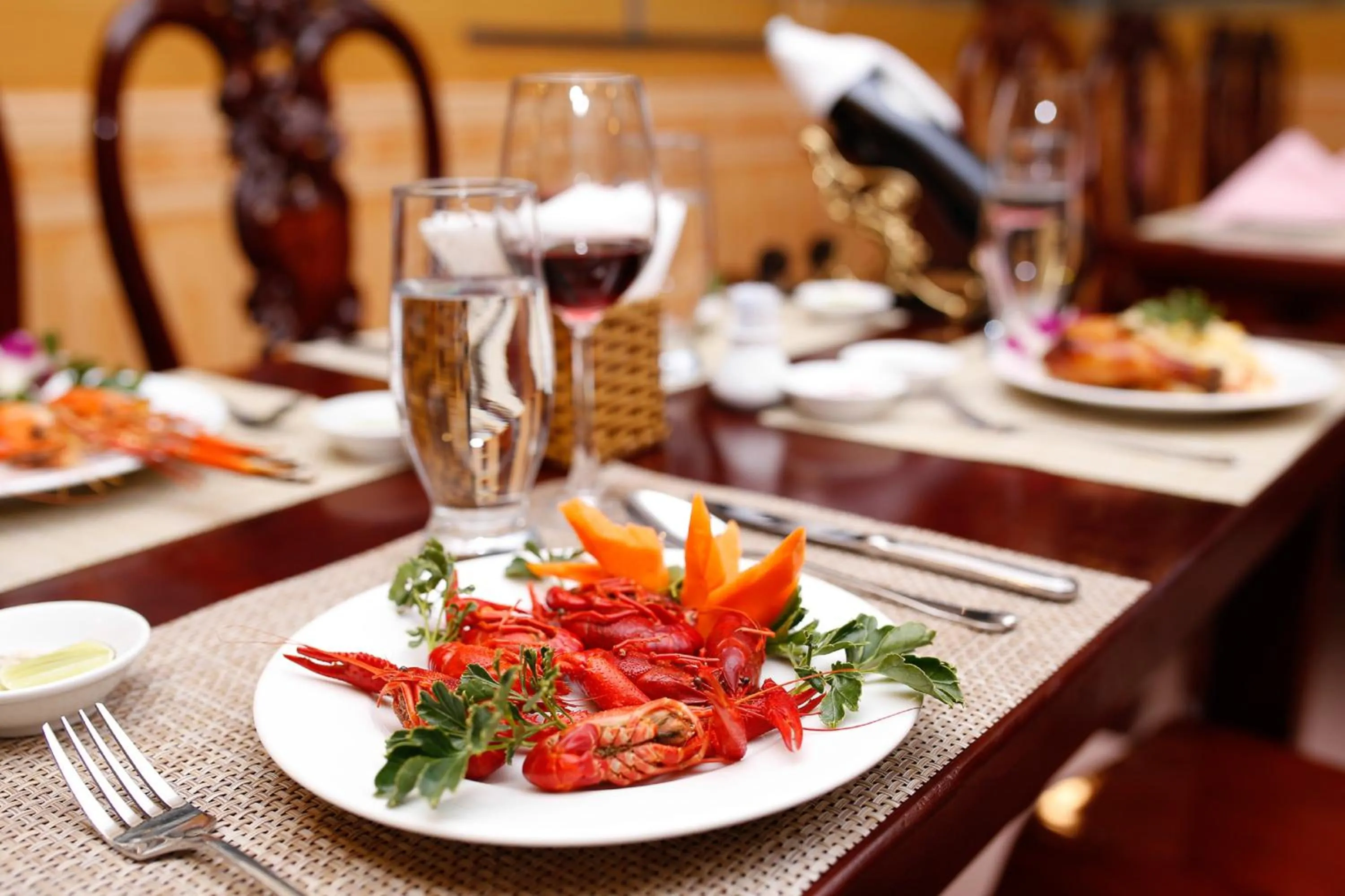 Food and drinks in New Pacific Hotel