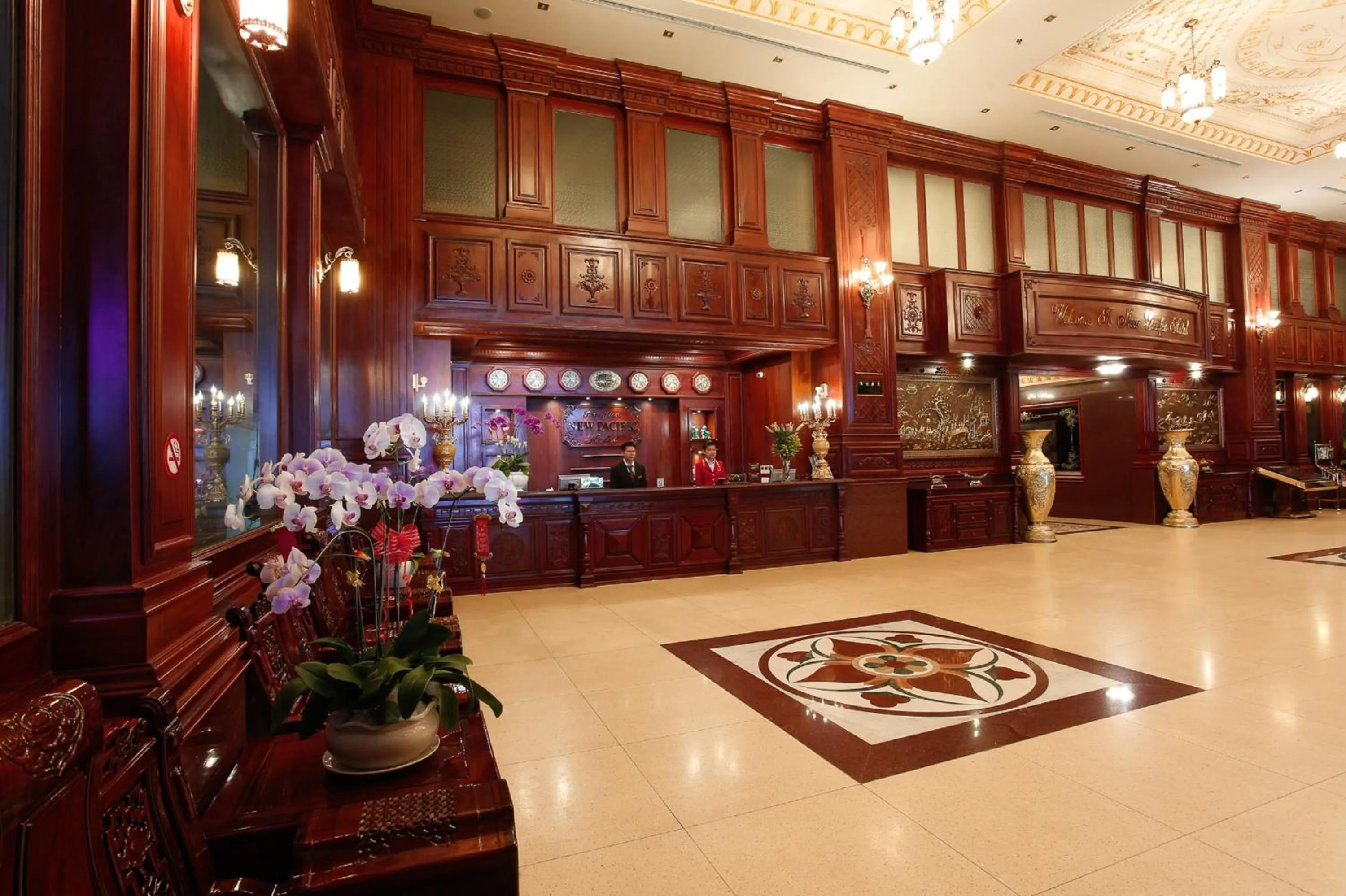 Lobby or reception in New Pacific Hotel