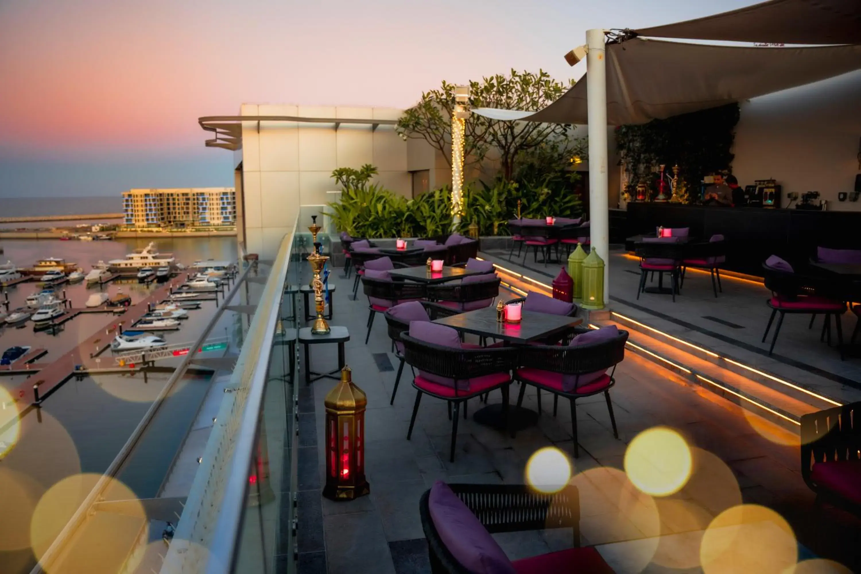 Lounge or bar in Mysk Al Mouj Hotel Lounge or bar in Mysk Al Mouj Hotel
