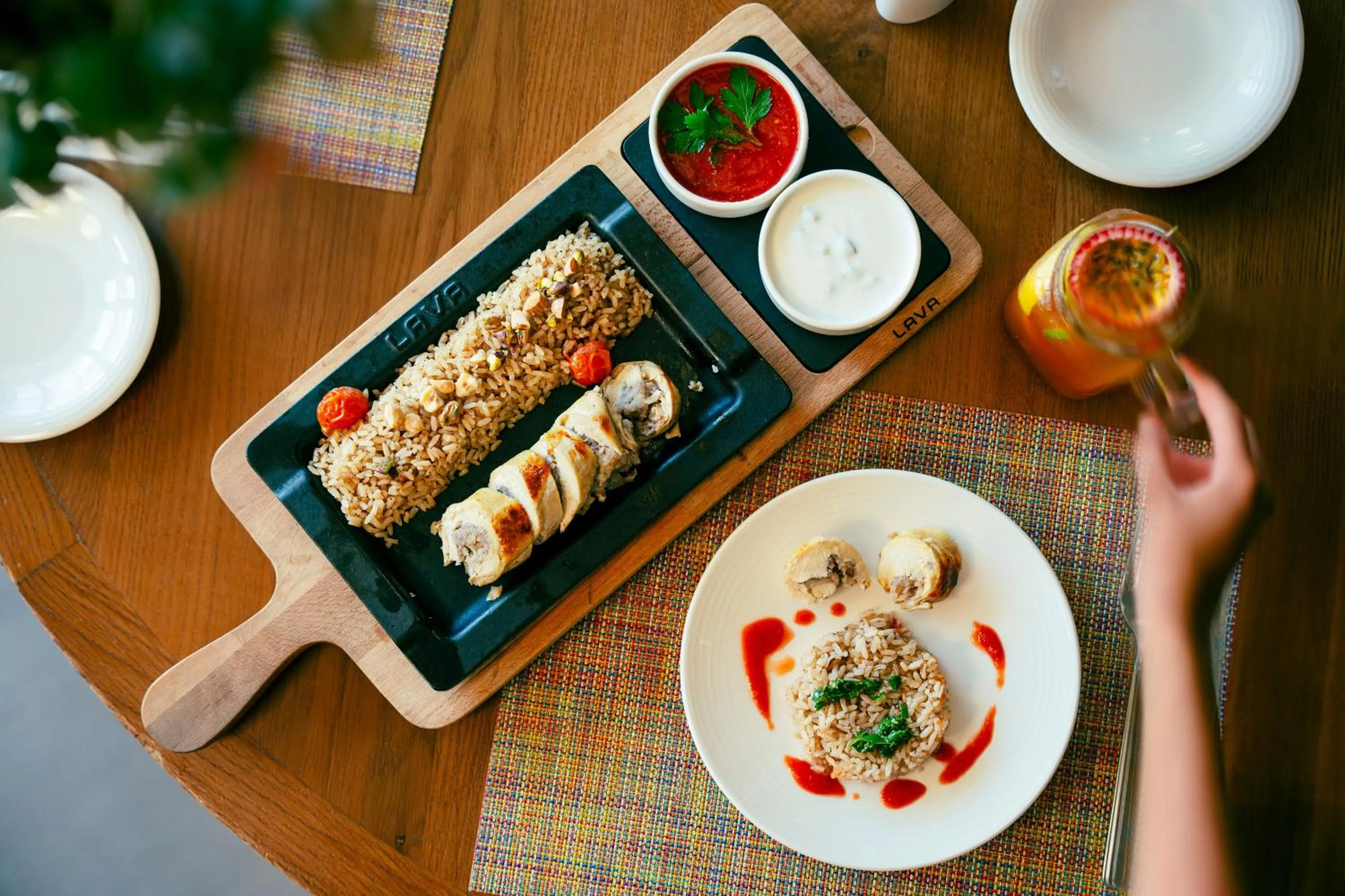 Food in Mysk Al Mouj Hotel