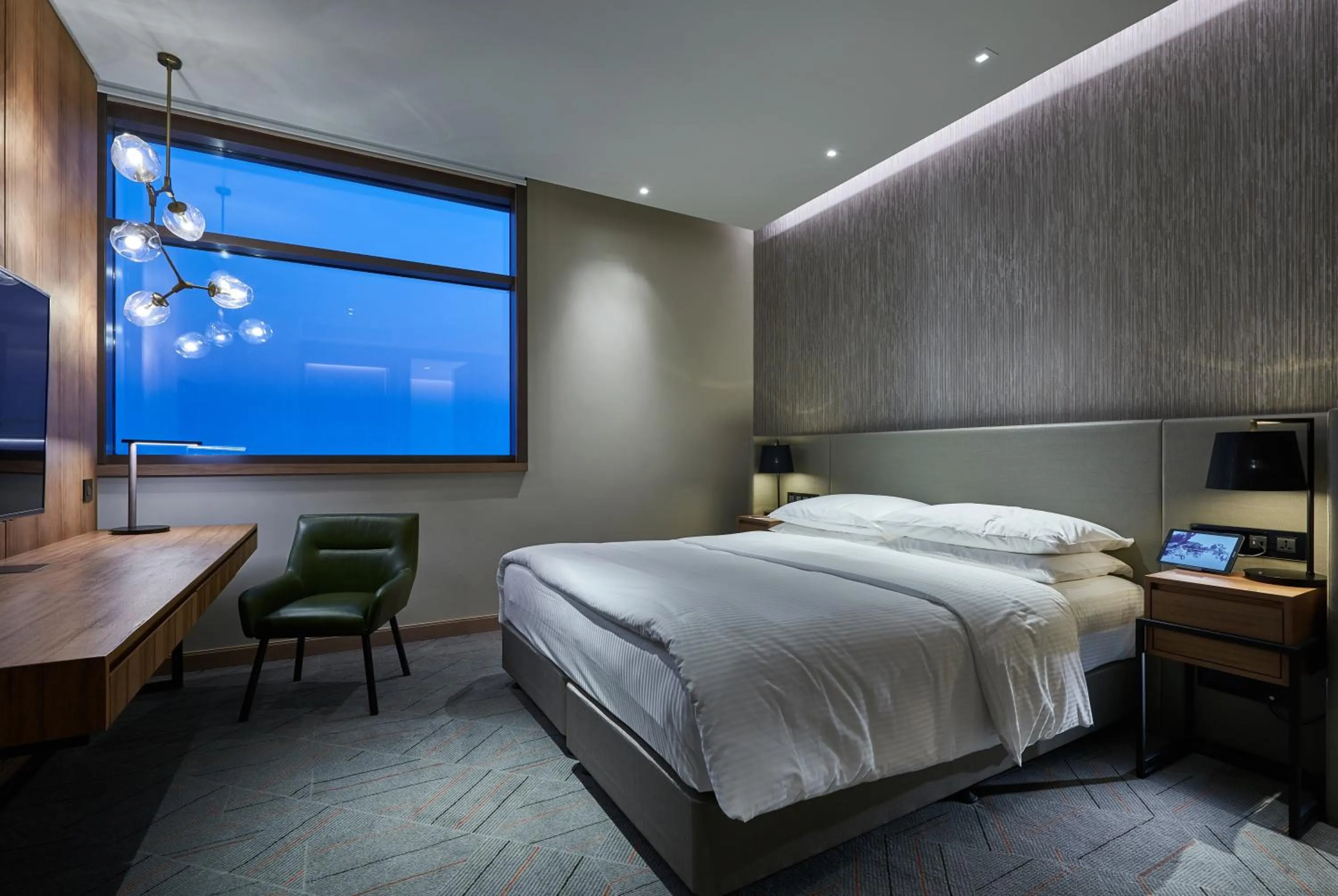 Bed in Mysk Al Mouj Hotel