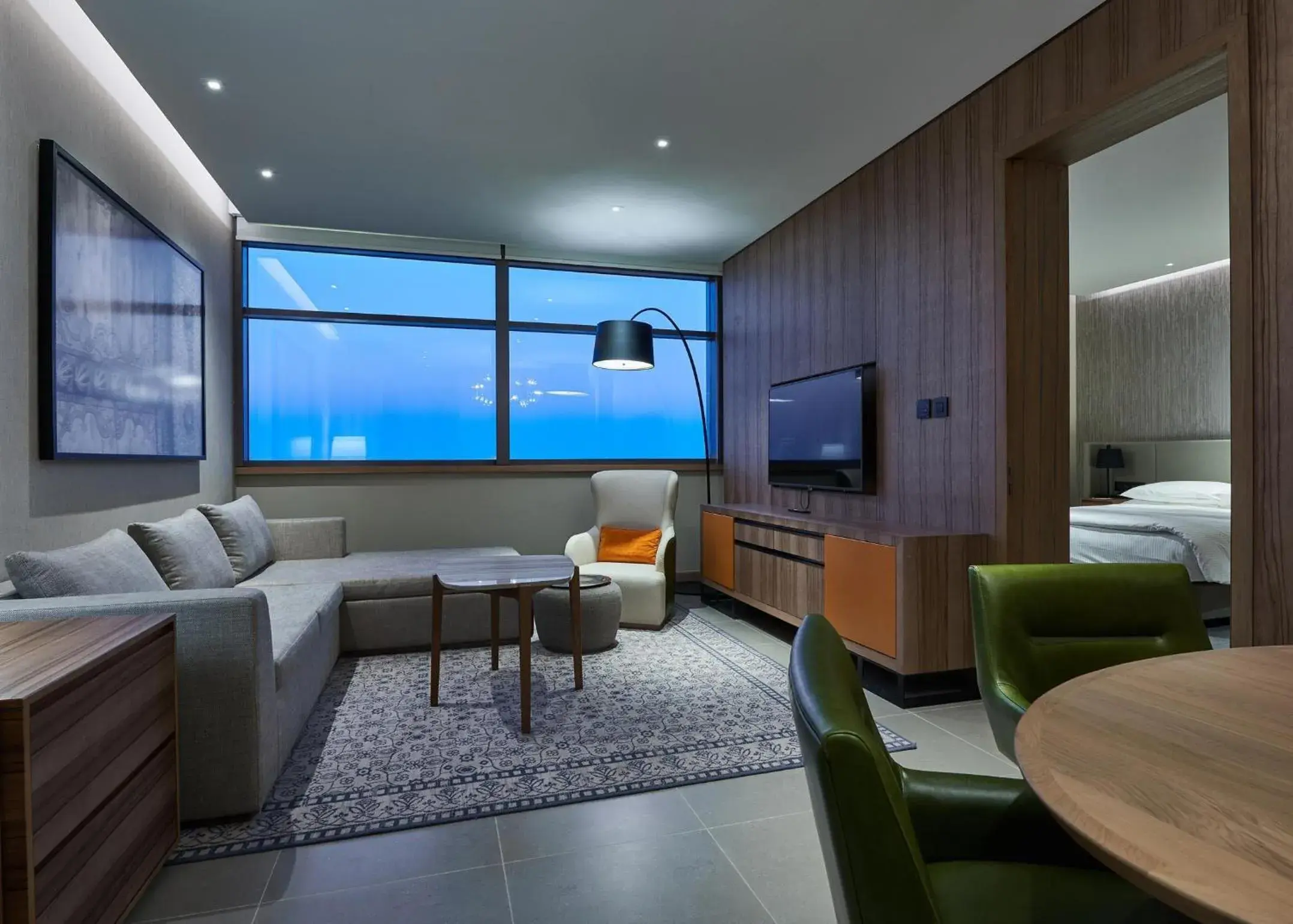 Living room, Bed in Mysk Al Mouj Hotel Living room, Bed in Mysk Al Mouj Hotel