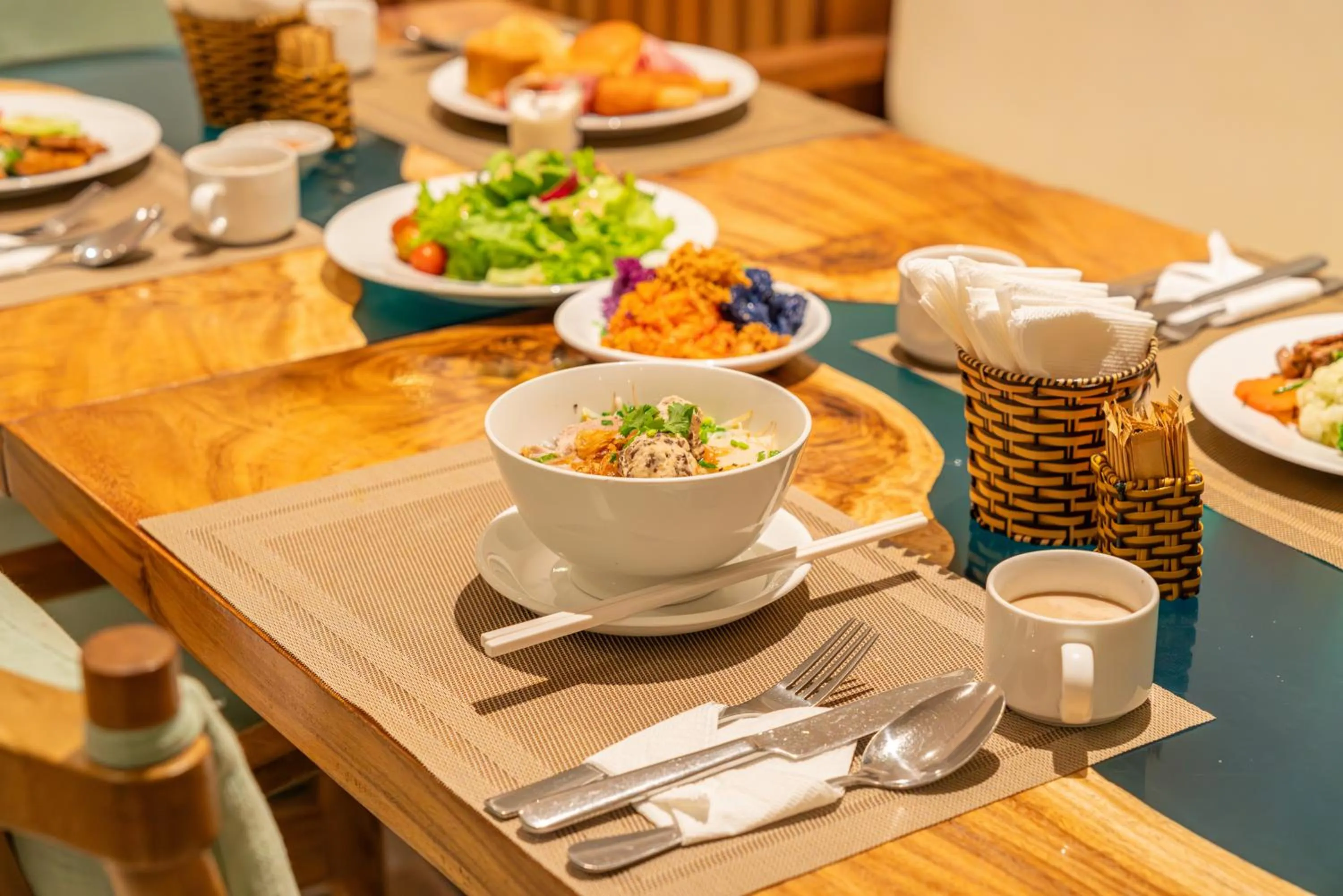 Breakfast in A&EM Art Hotel