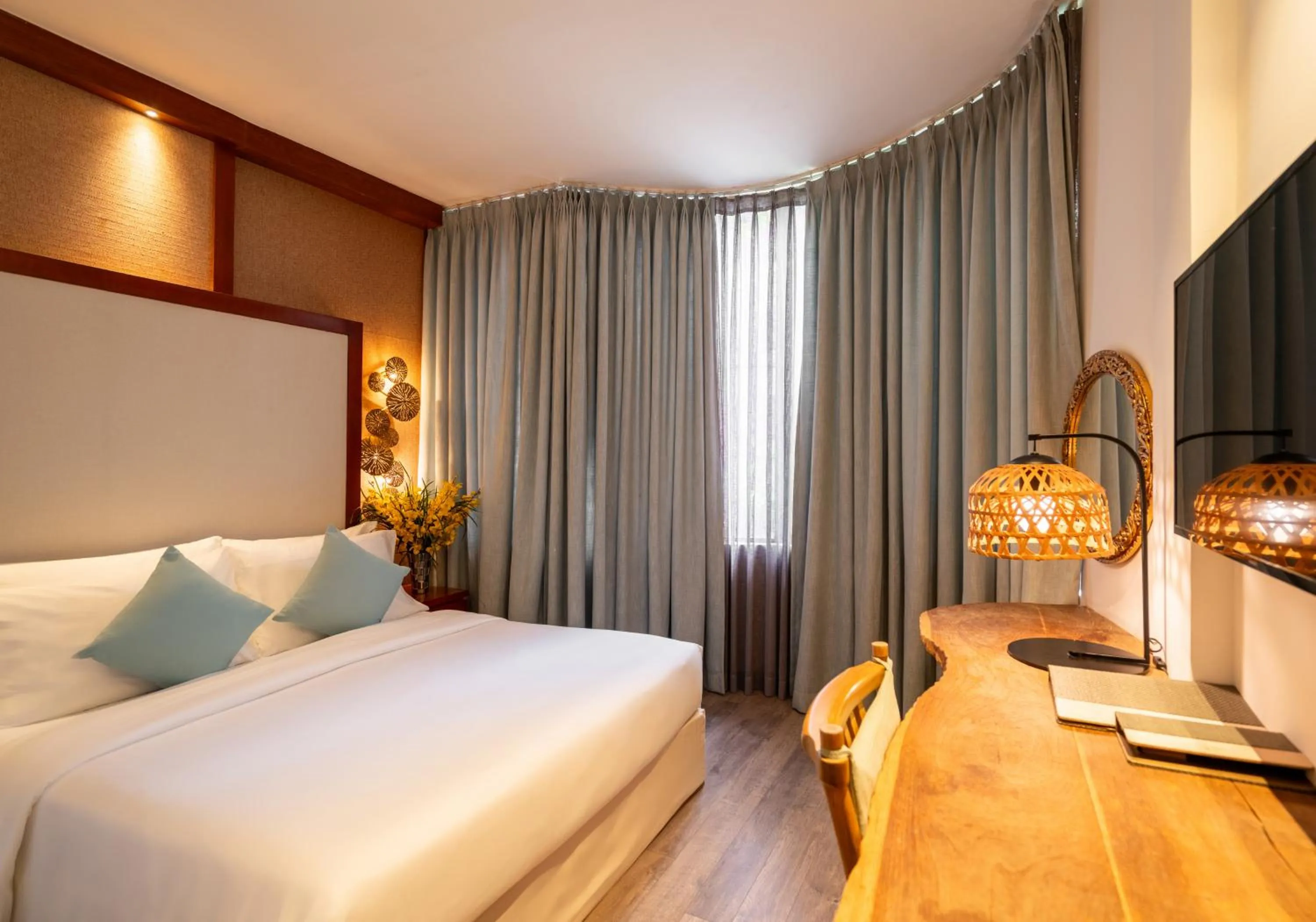 Bed in A&EM Art Hotel