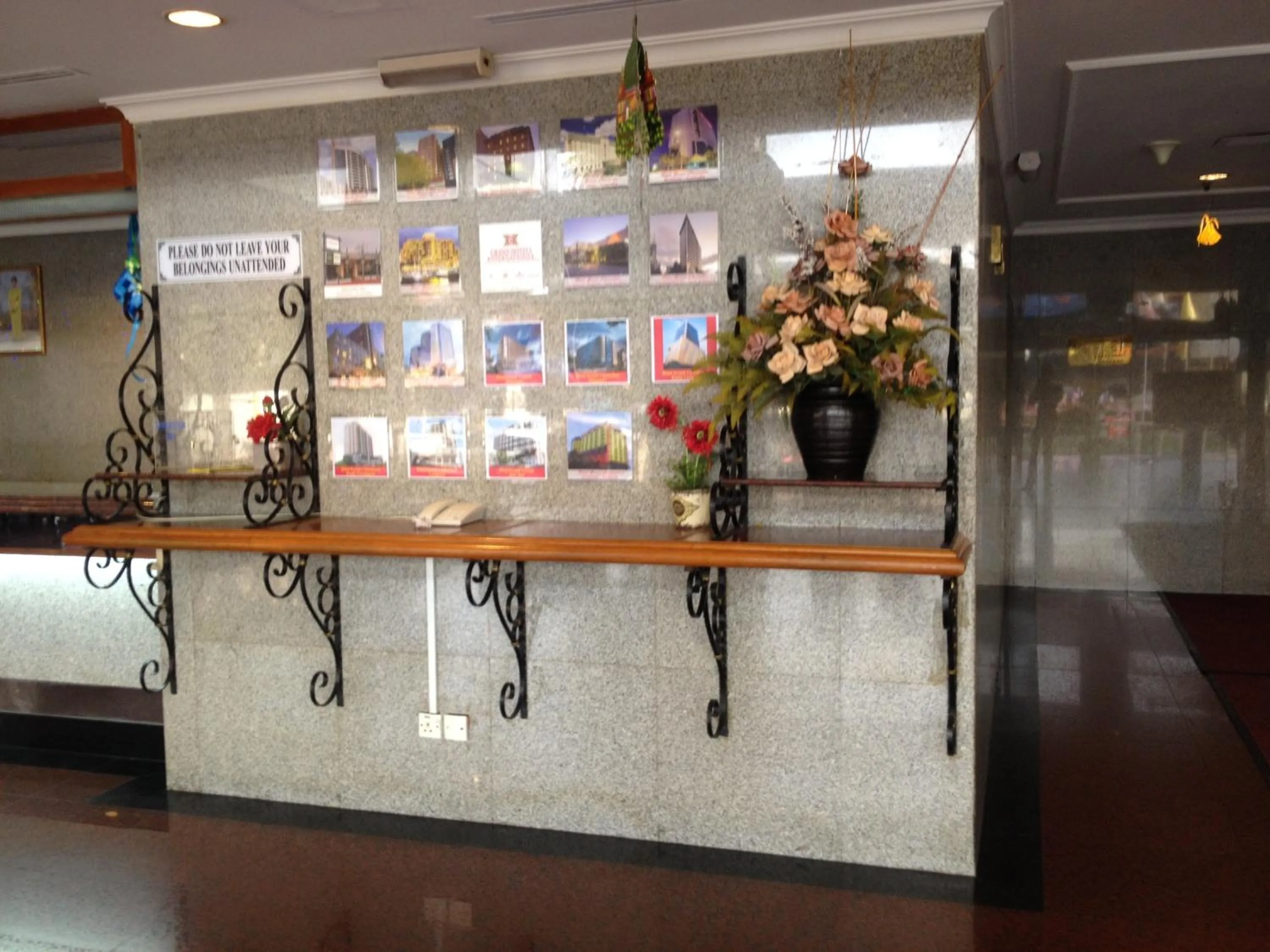 Decorative detail in Hotel Grand Continental Kuantan