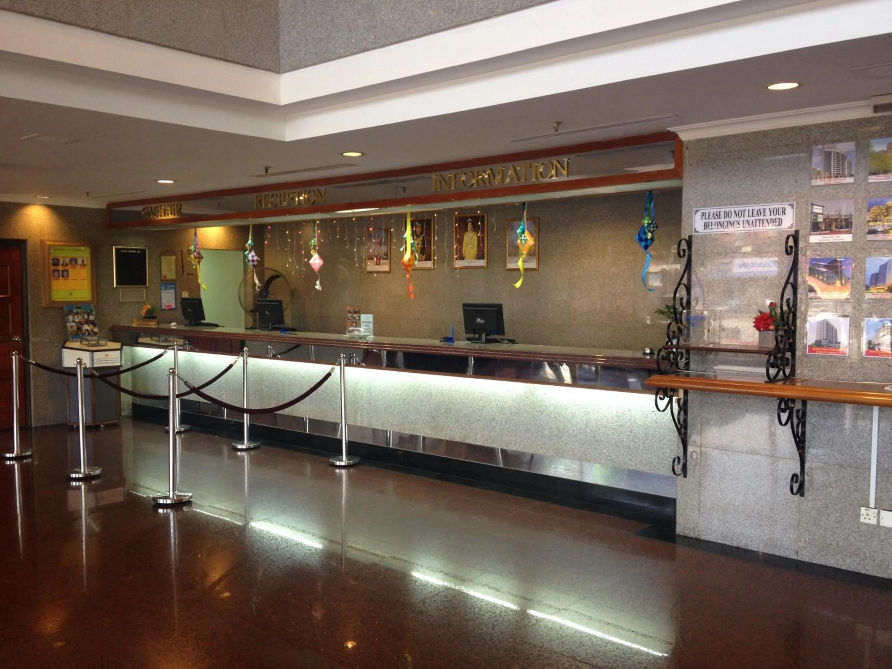 Decorative detail in Hotel Grand Continental Kuantan