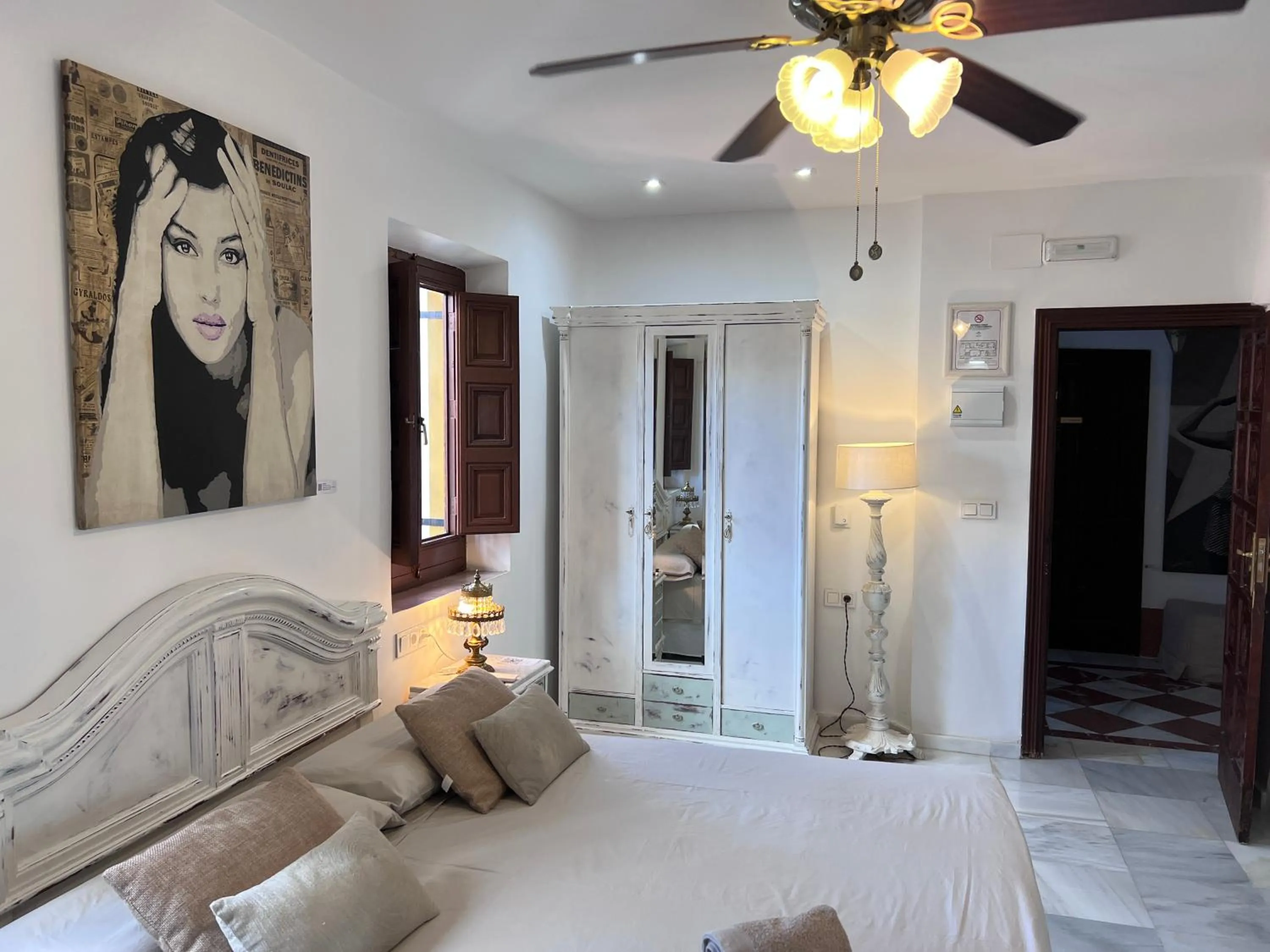 Bed in Hotelito Suecia