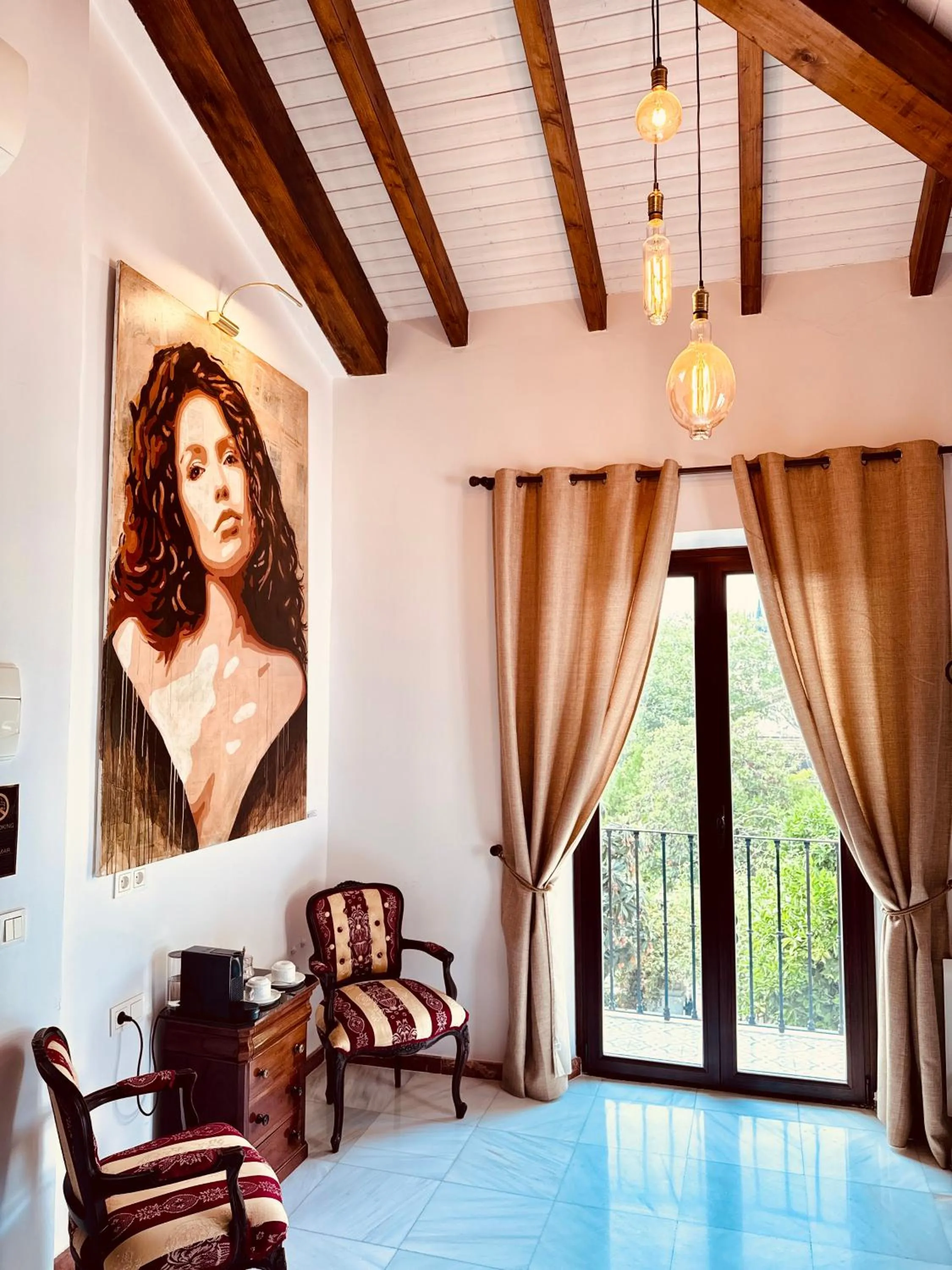 Balcony/Terrace in Hotelito Suecia