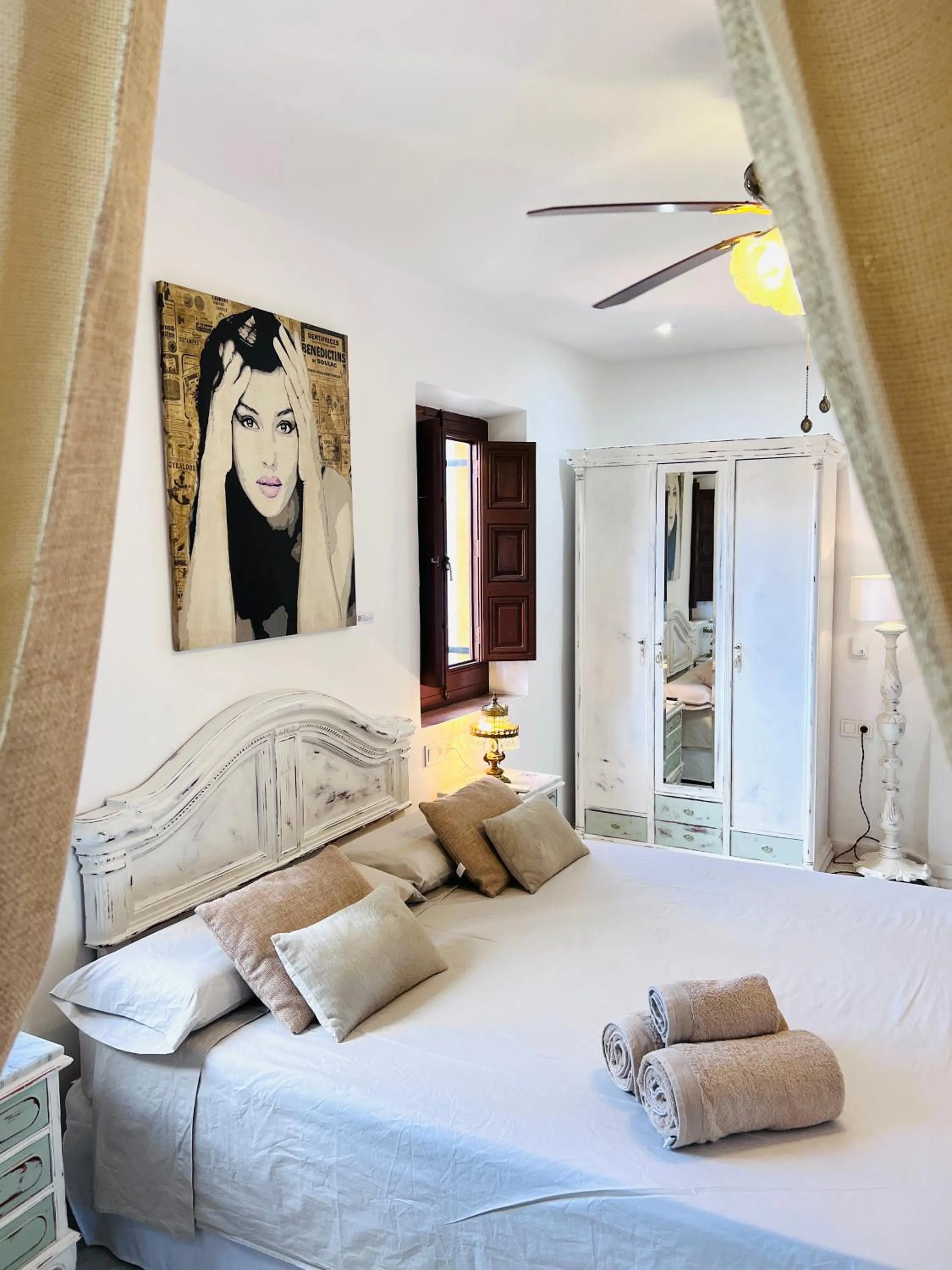 Bed in Hotelito Suecia