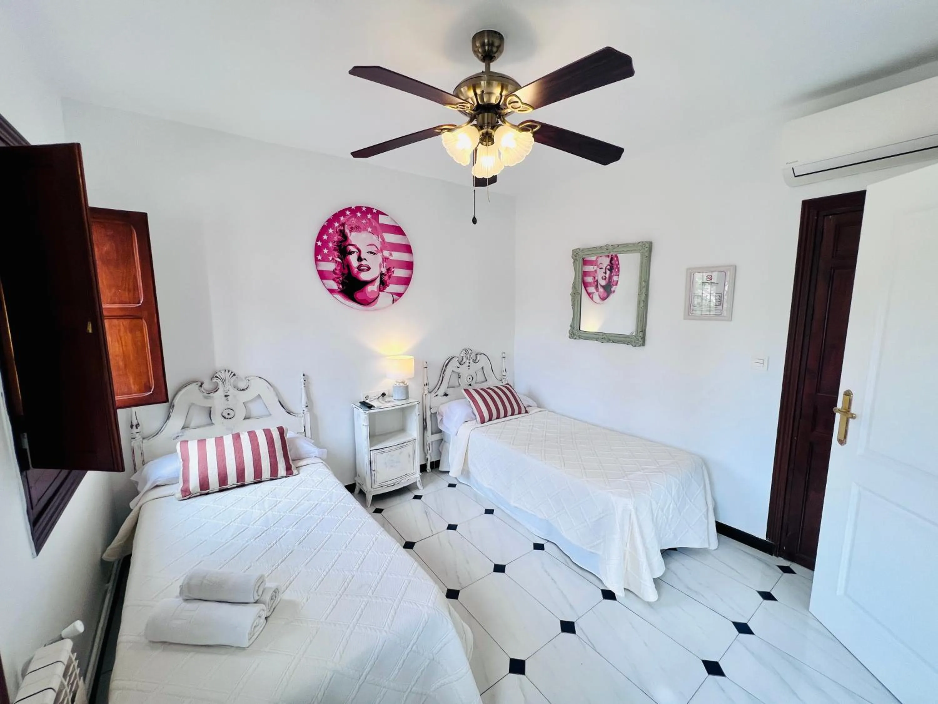 Bed in Hotelito Suecia