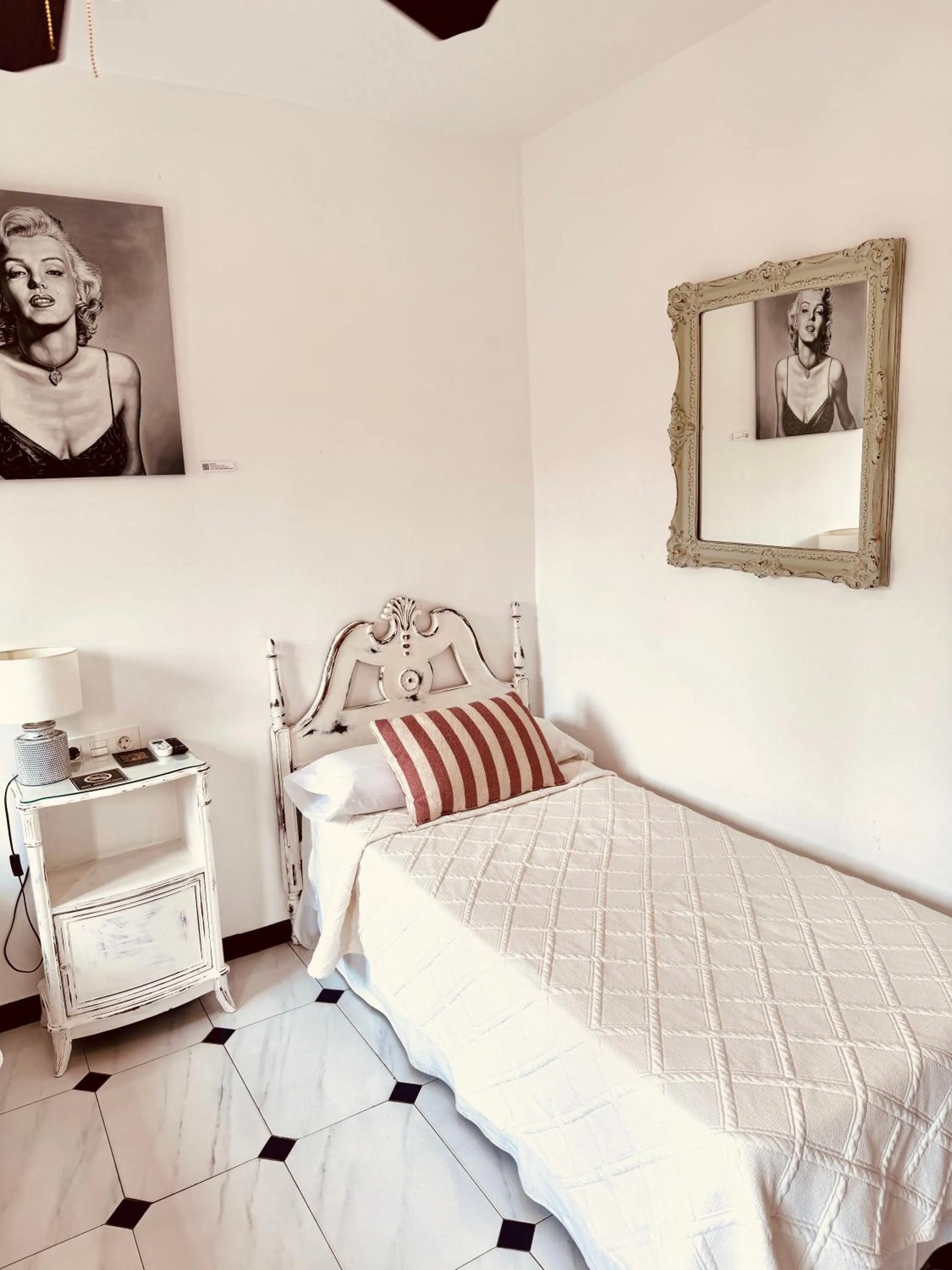 Bed in Hotelito Suecia