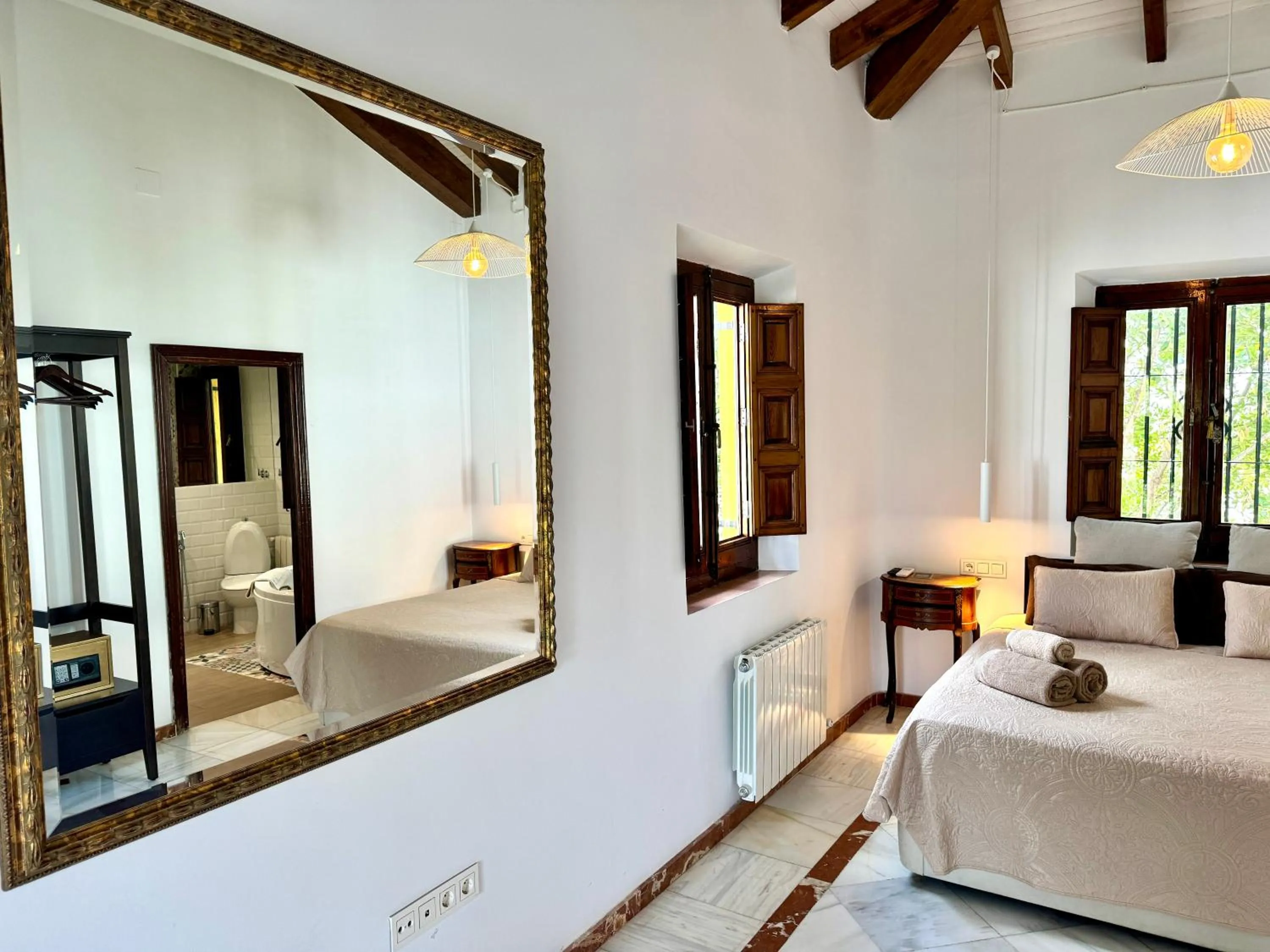 Bed in Hotelito Suecia