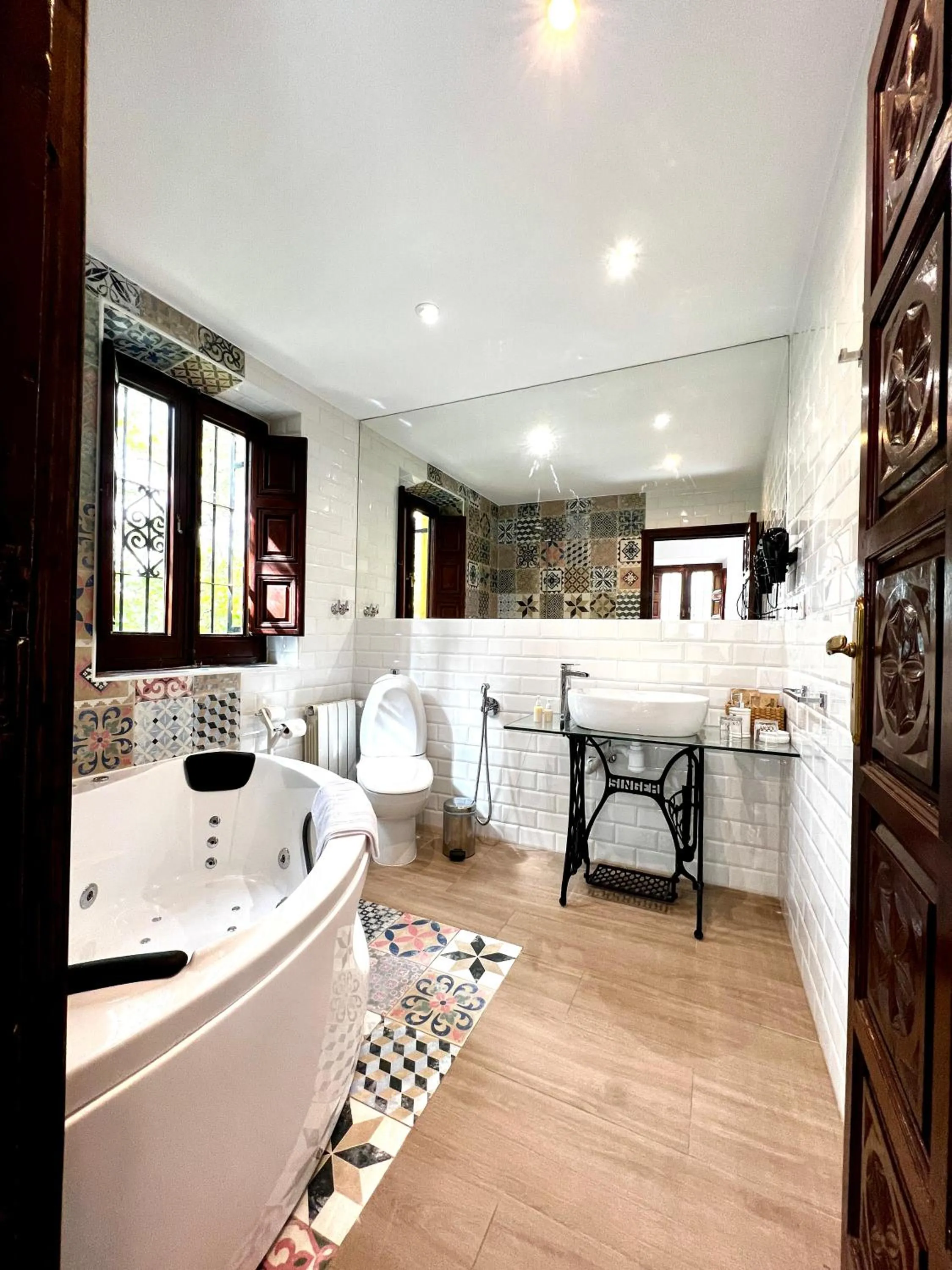 Hot Tub in Hotelito Suecia