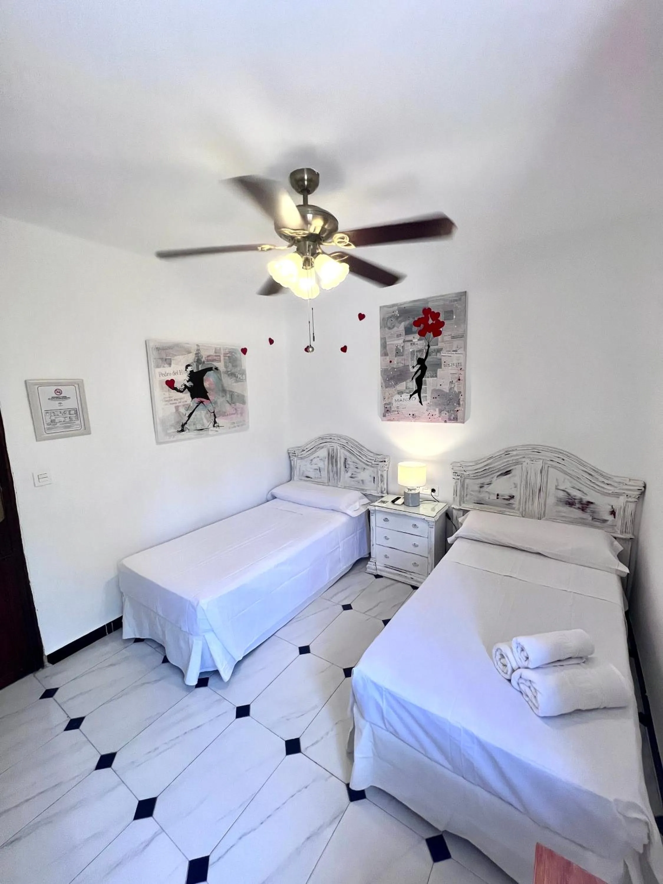 Bed in Hotelito Suecia