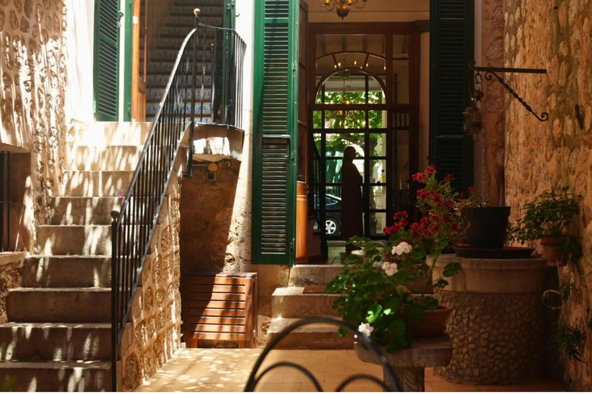 Garden in Hotel Casa Bougainvillea