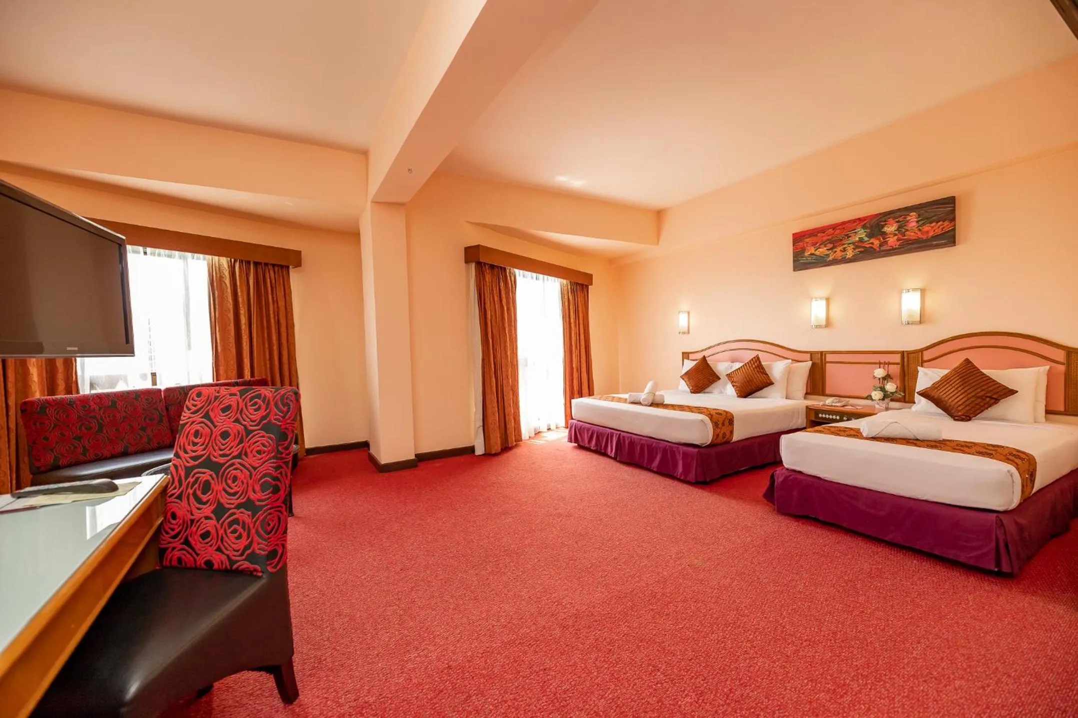 Bed in Hotel Grand Continental Langkawi