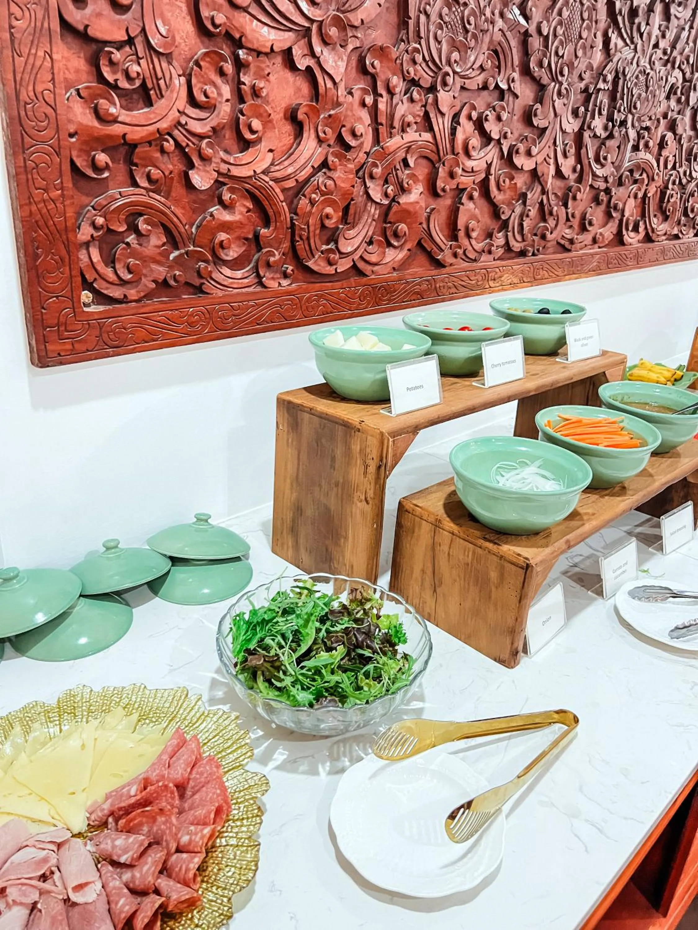 Breakfast in Le Charme Vientiane Hotel