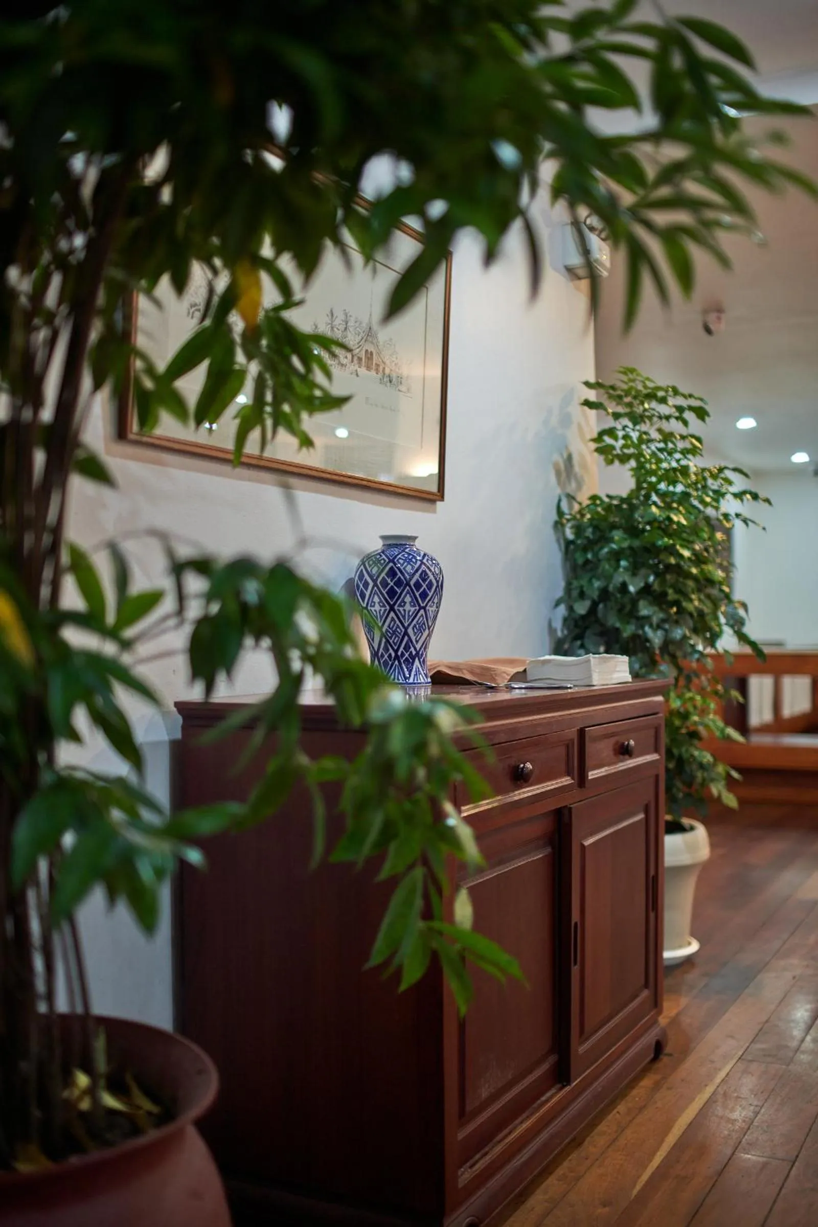 Lobby or reception in Le Charme Vientiane Hotel