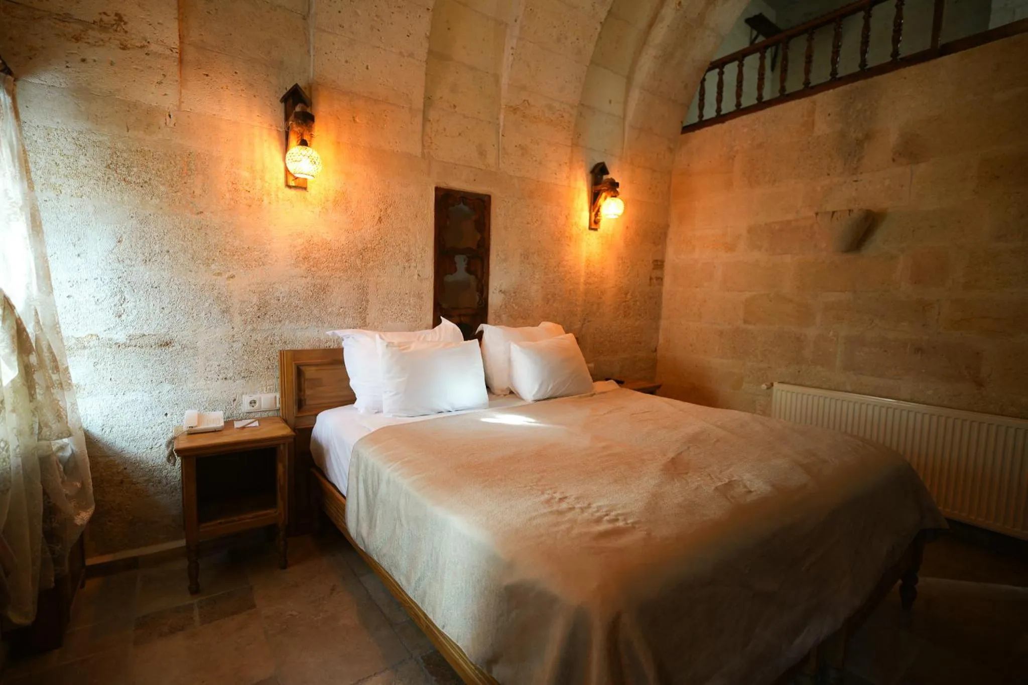 Bed in Urgup Konak Hotel