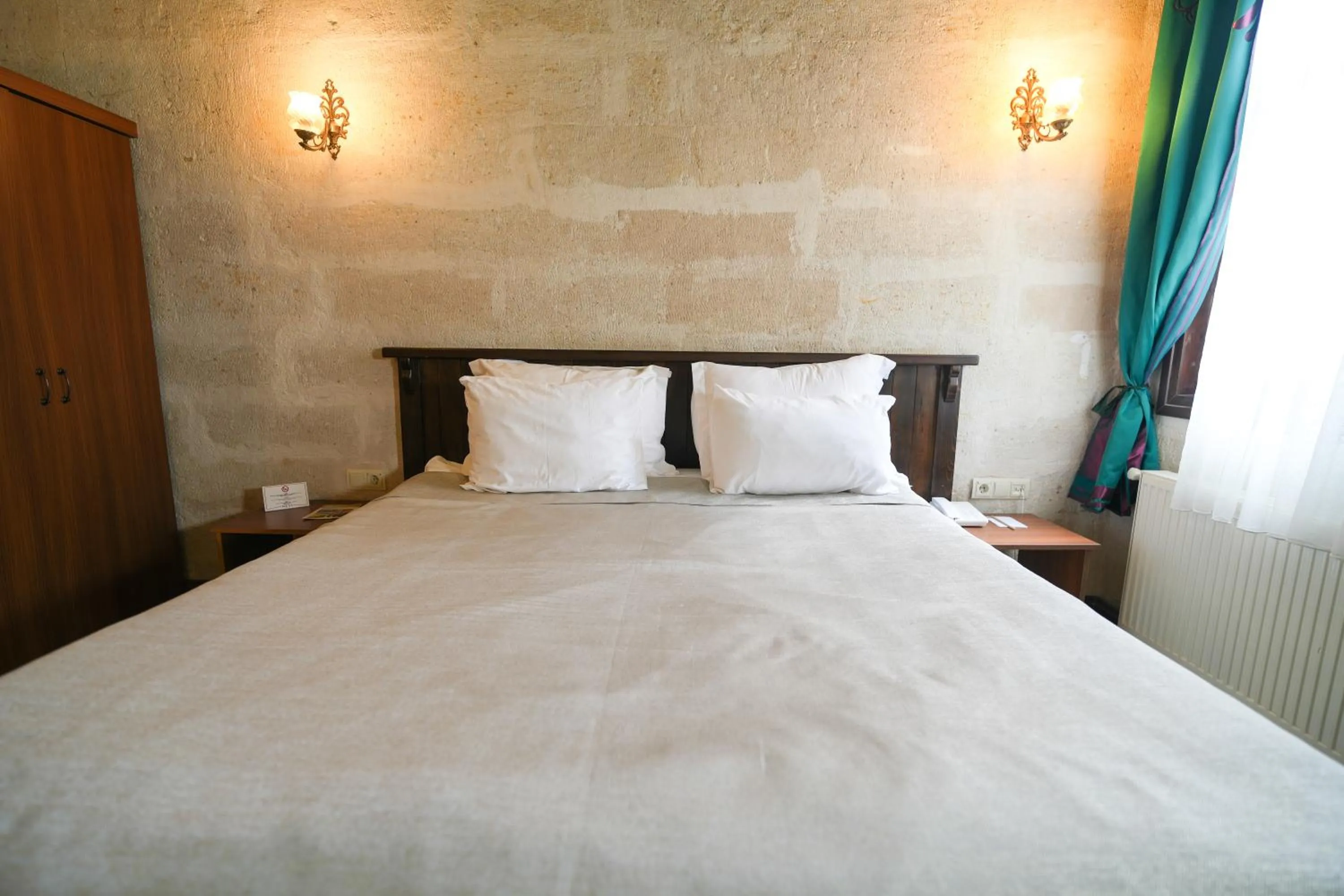 Bed in Urgup Konak Hotel