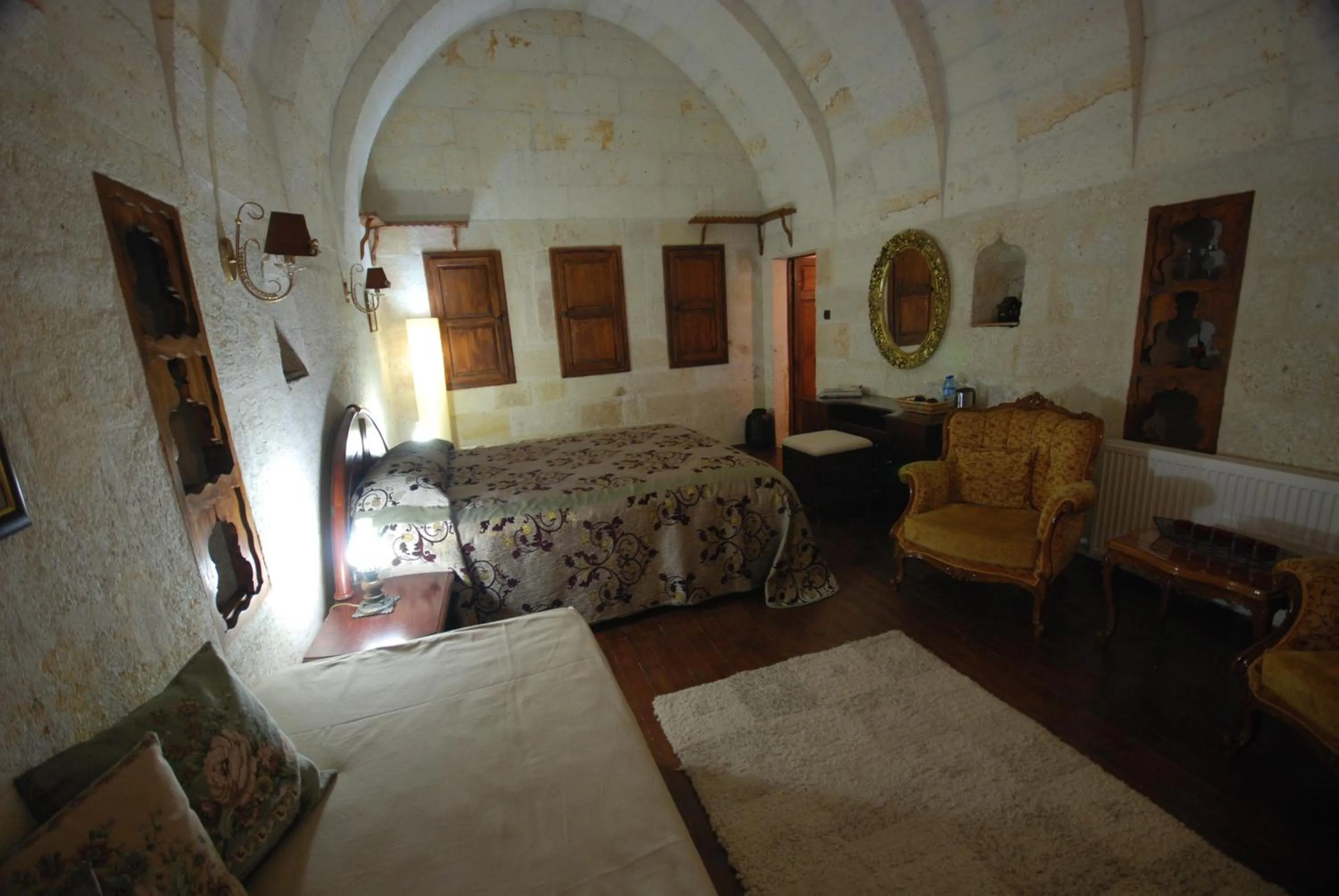 Bed in Urgup Konak Hotel