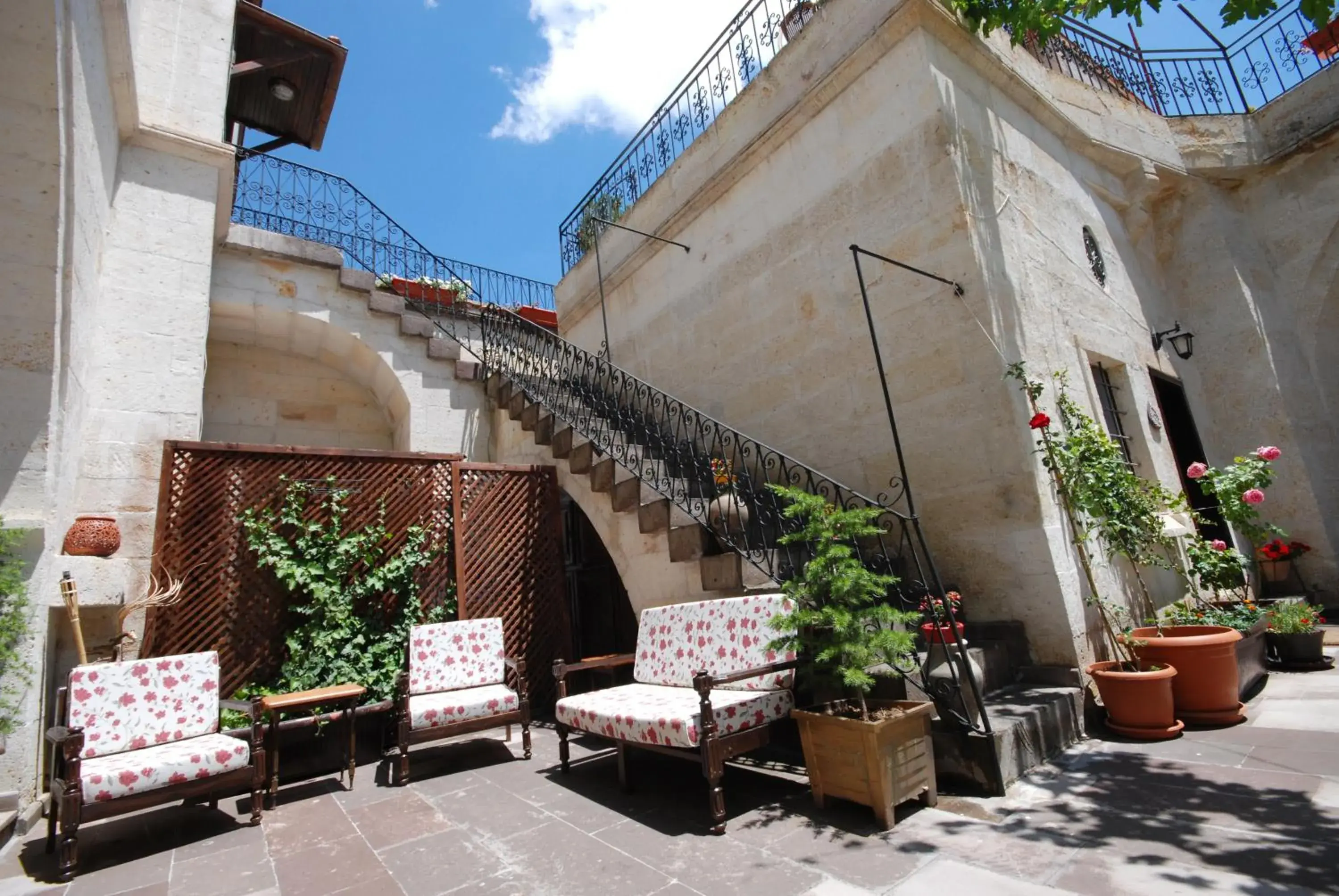 Garden view in Urgup Konak Hotel Garden view in Urgup Konak Hotel