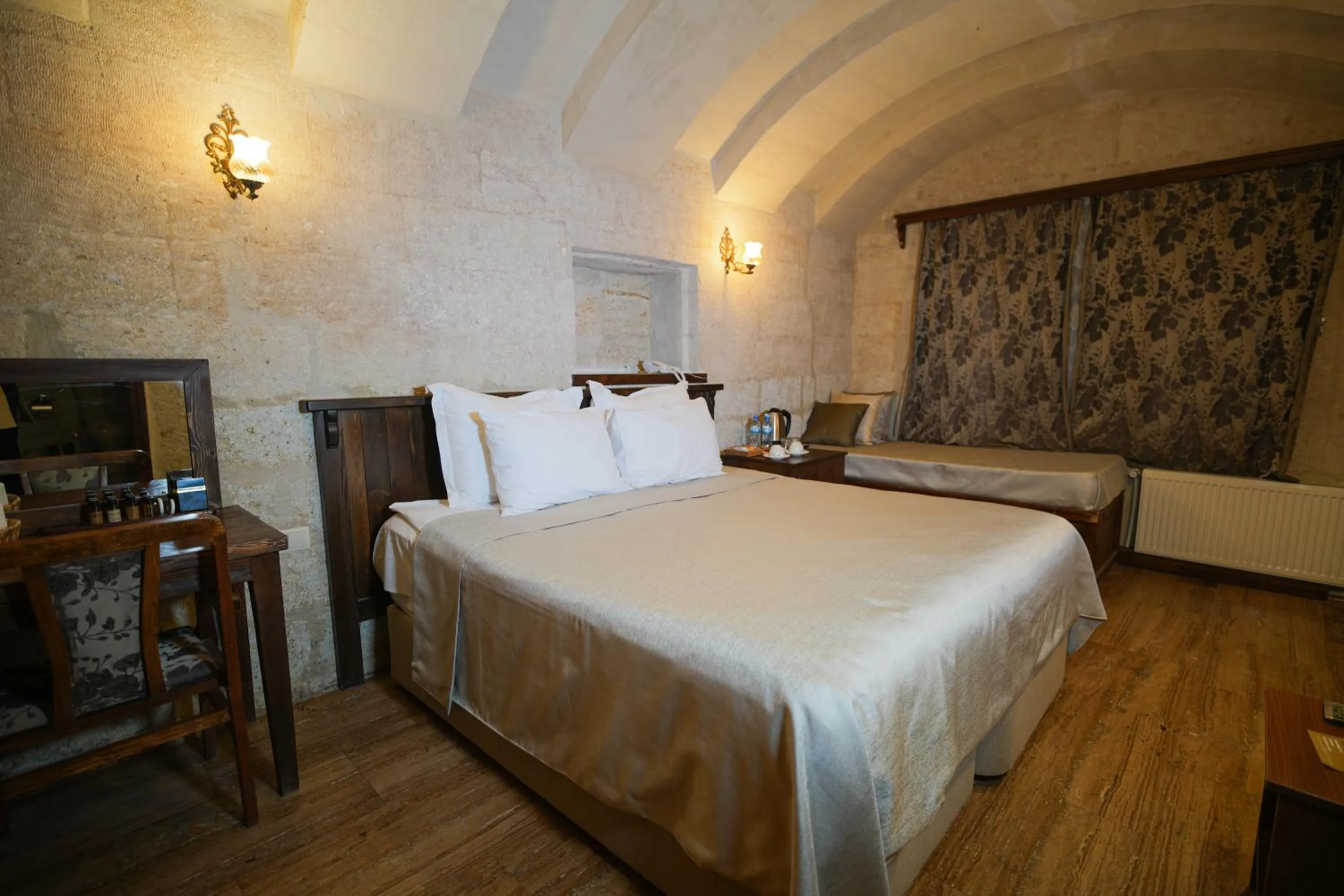 Bed in Urgup Konak Hotel