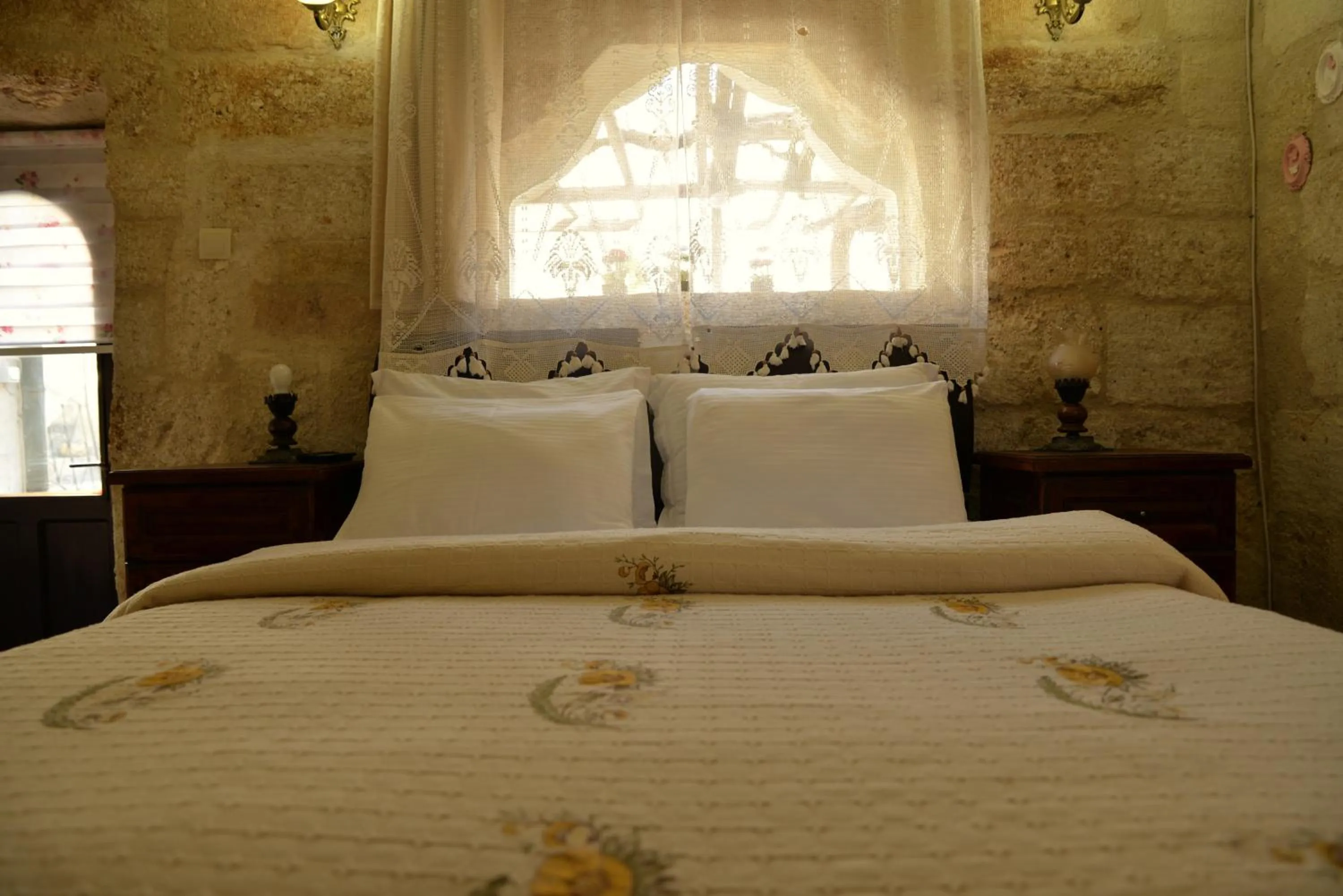 Bed in Urgup Konak Hotel