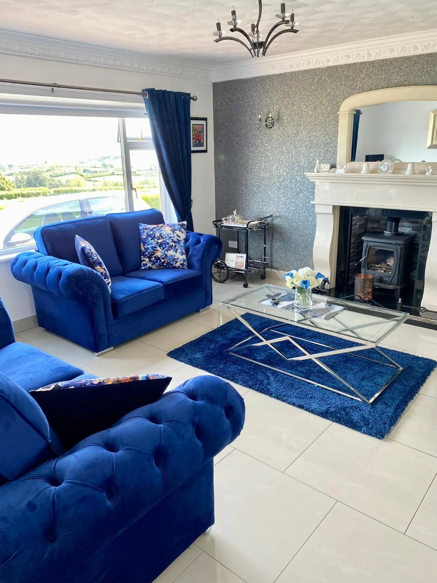 Living room in Cullentra House