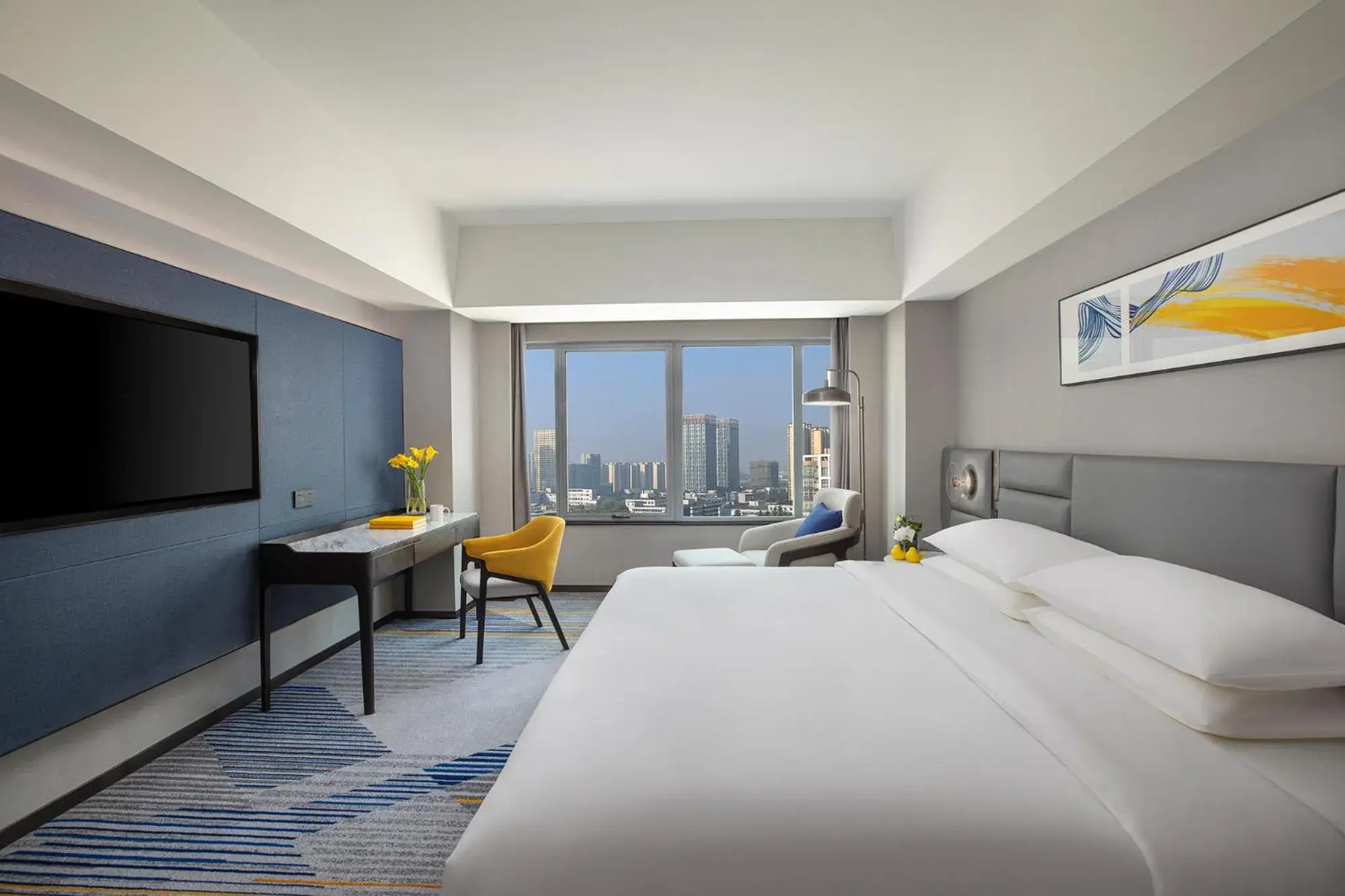 Photo of the whole room, Bed in voco Changzhou Fudu Photo of the whole room, Bed in voco Changzhou Fudu