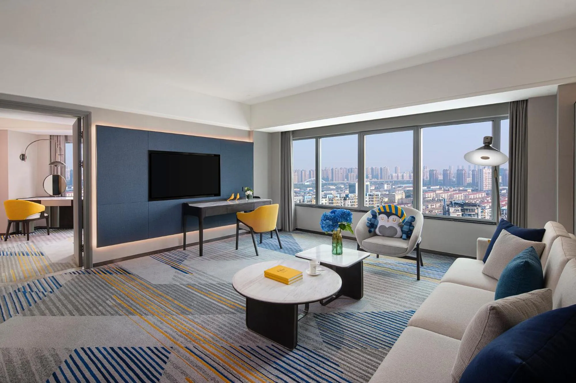 Living room in voco Changzhou Fudu