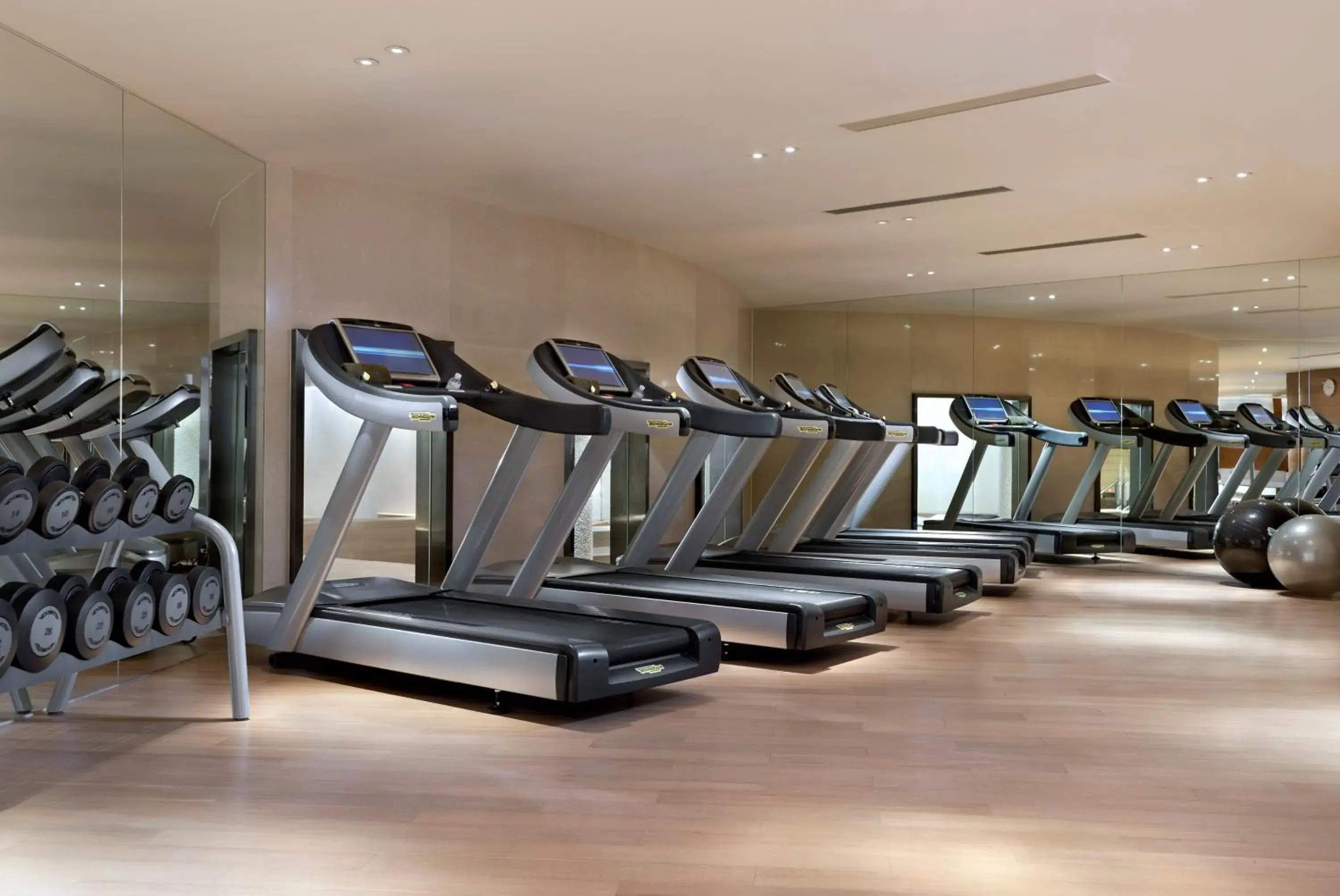 Fitness centre/facilities in The Langham, Shanghai, Xintiandi Fitness centre/facilities in The Langham, Shanghai, Xintiandi