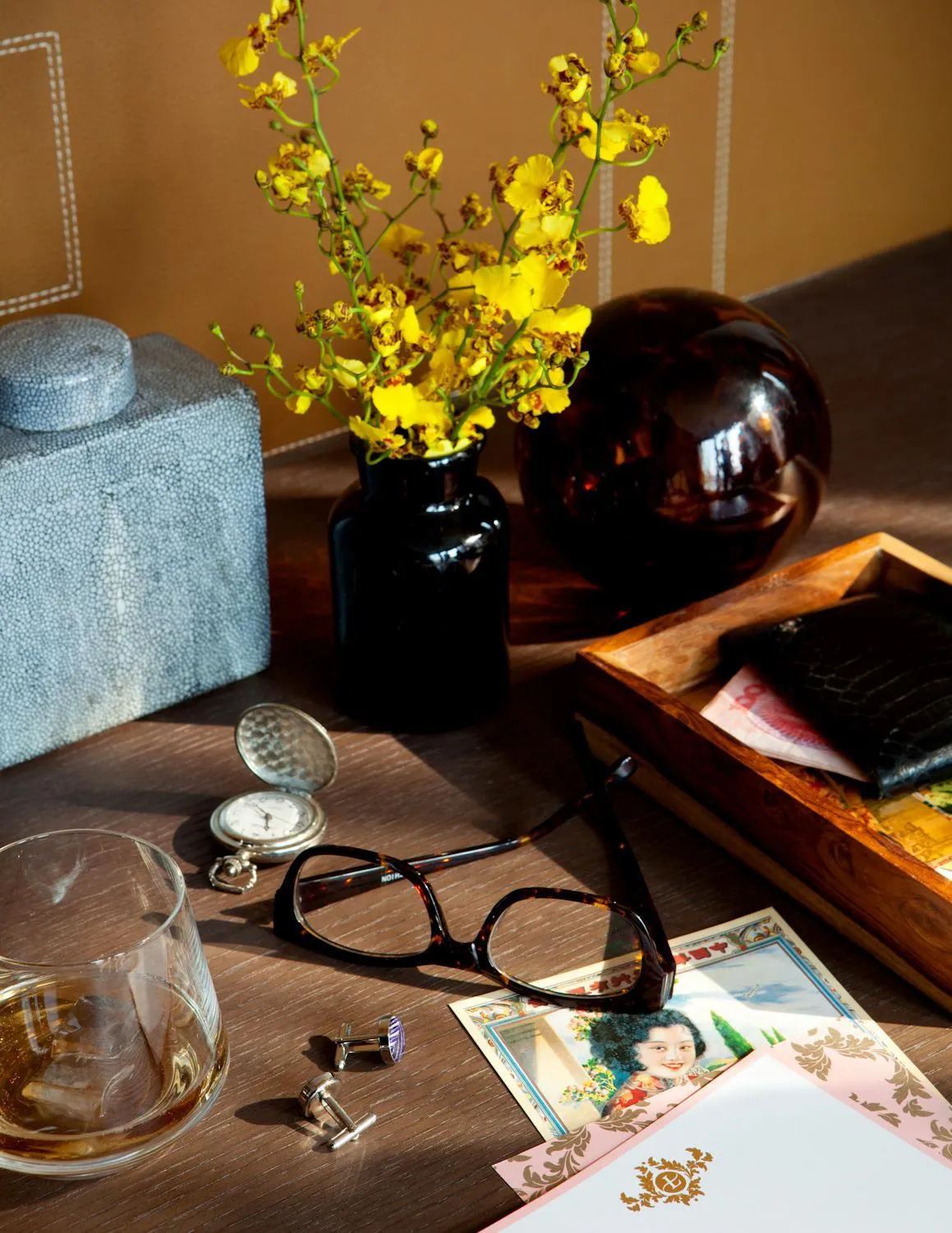 Seating area in The Langham, Shanghai, Xintiandi