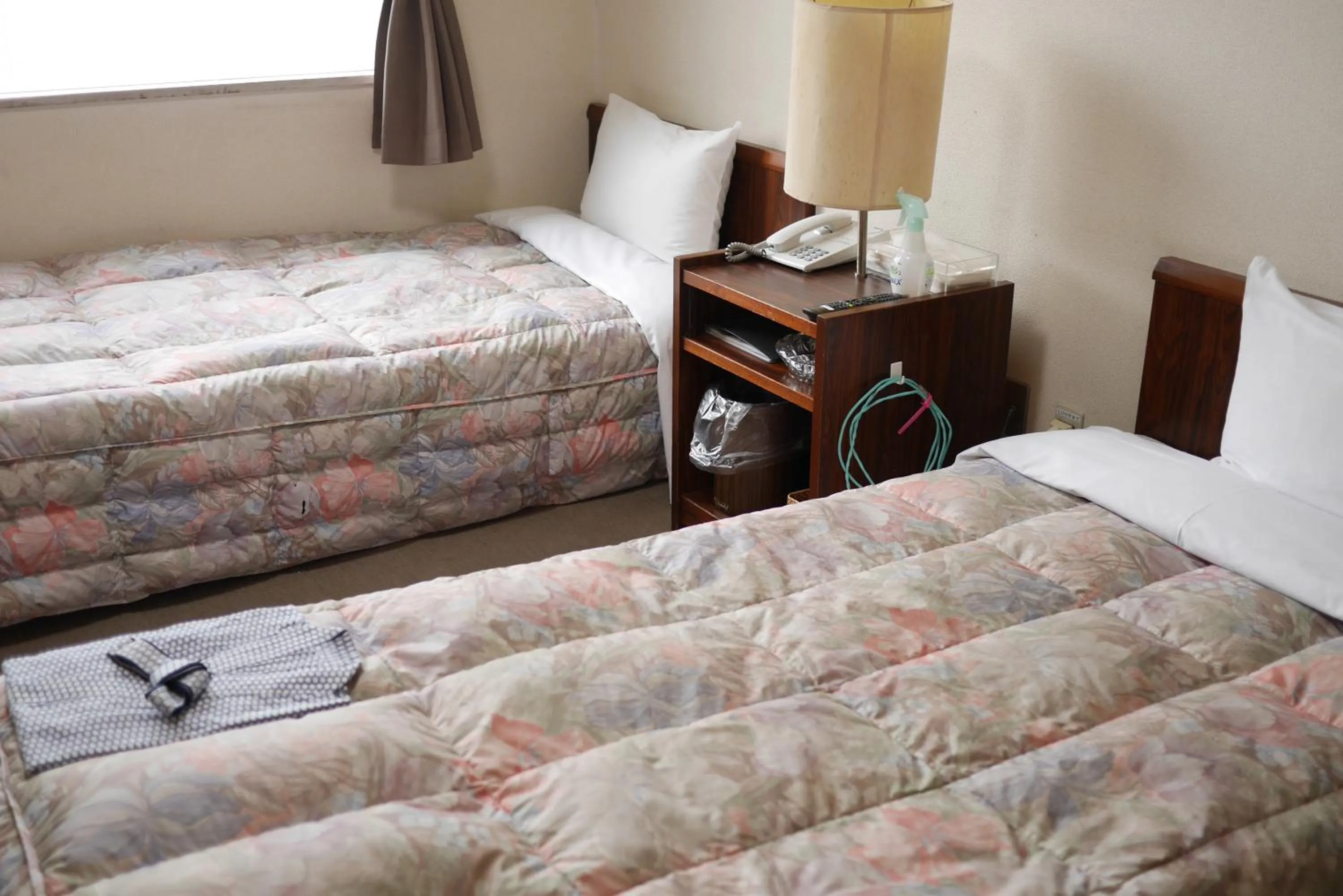 Bed in Hiroshima Peace Hotel