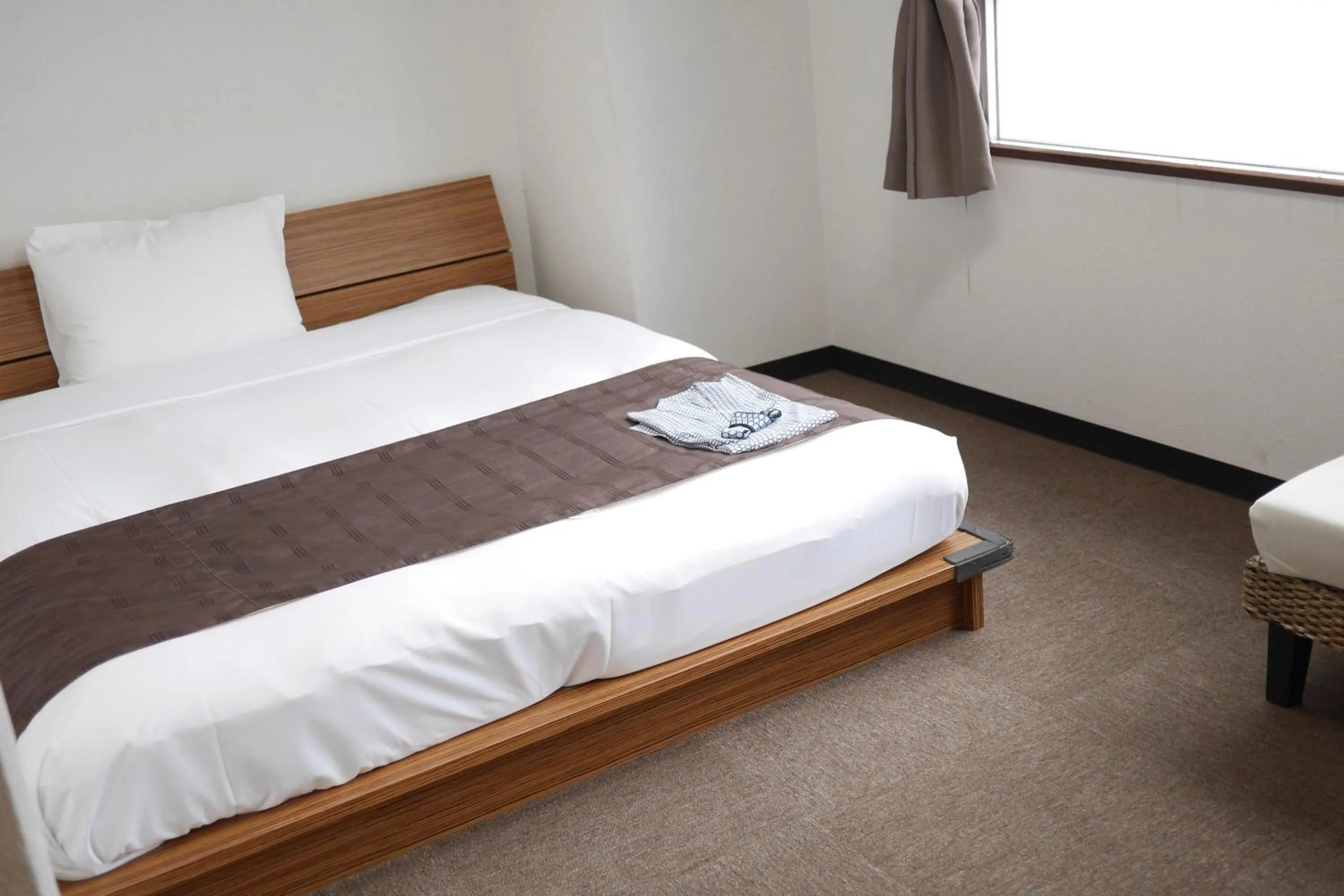 Bed in Hiroshima Peace Hotel