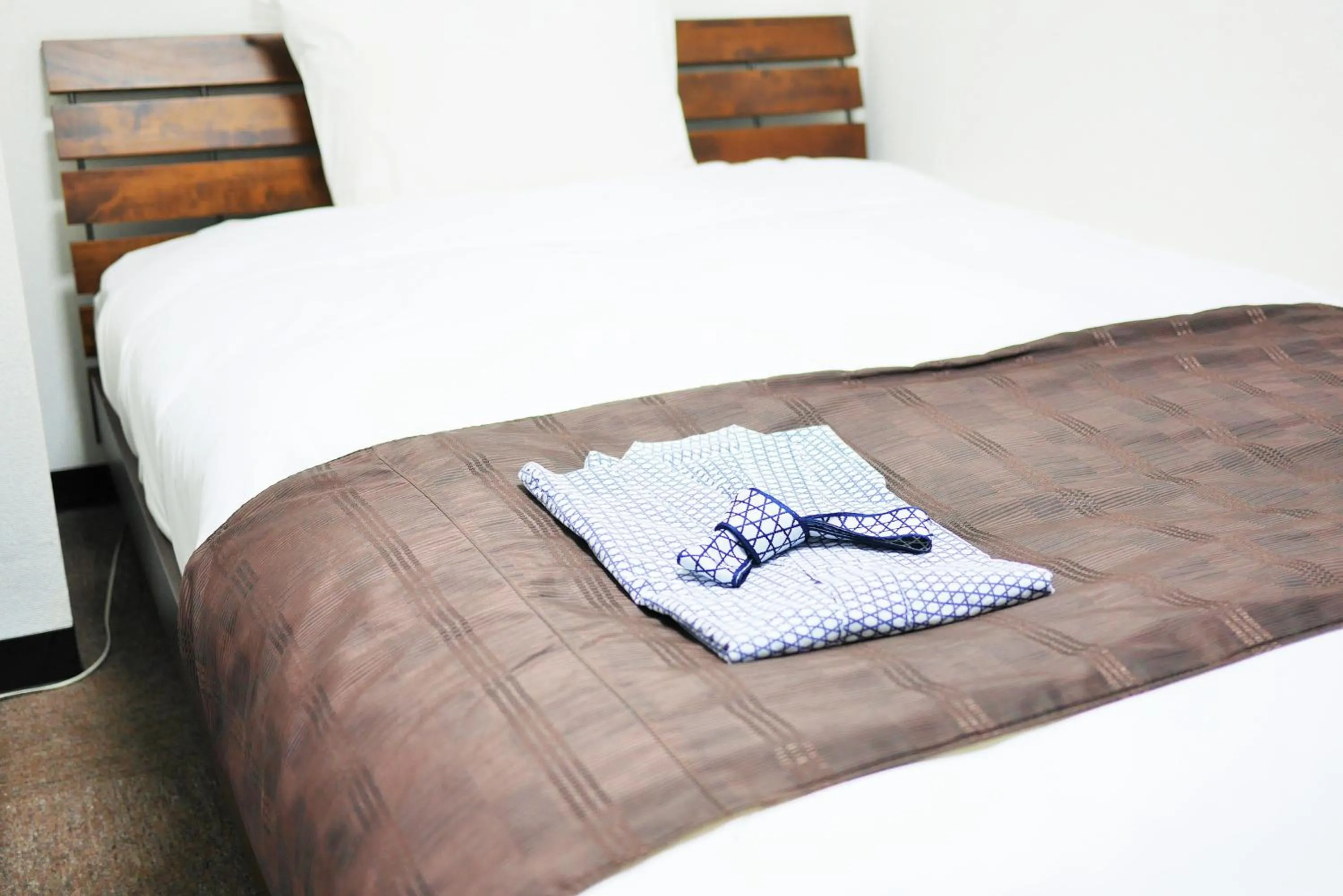 Bed in Hiroshima Peace Hotel