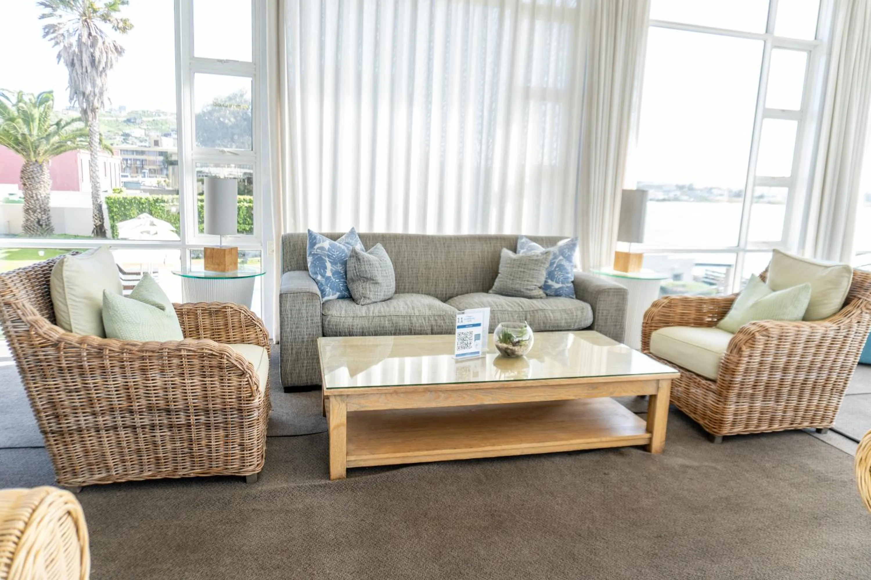 Seating area in Saldanha Bay Hotel