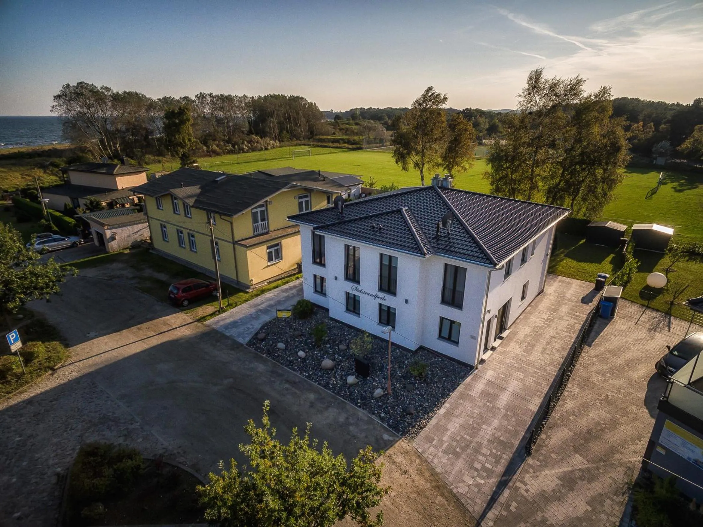 Bird's eye view in Villa Südstrandperle by Rujana