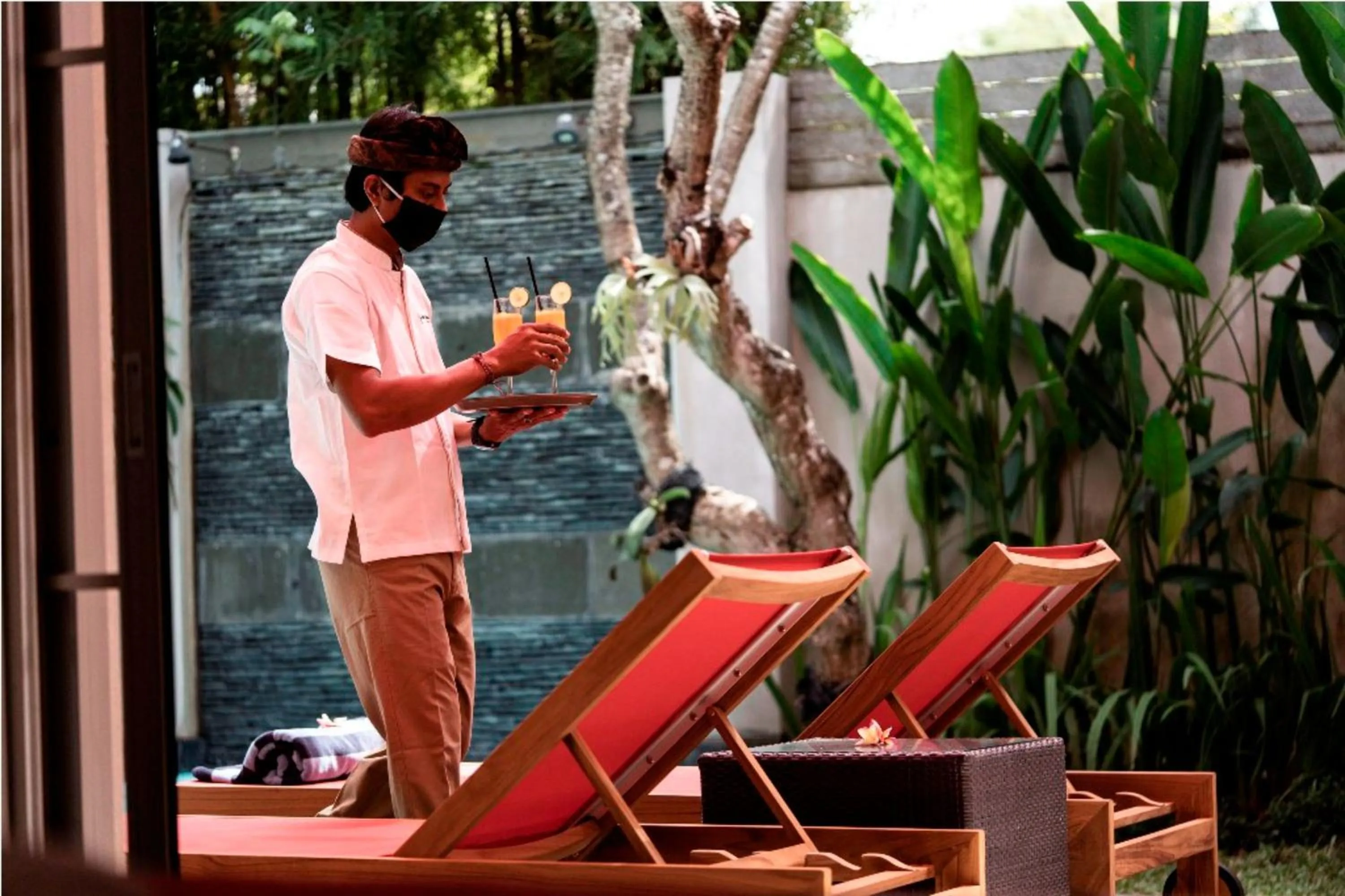 People in Bali Island Villas and Spa Seminyak