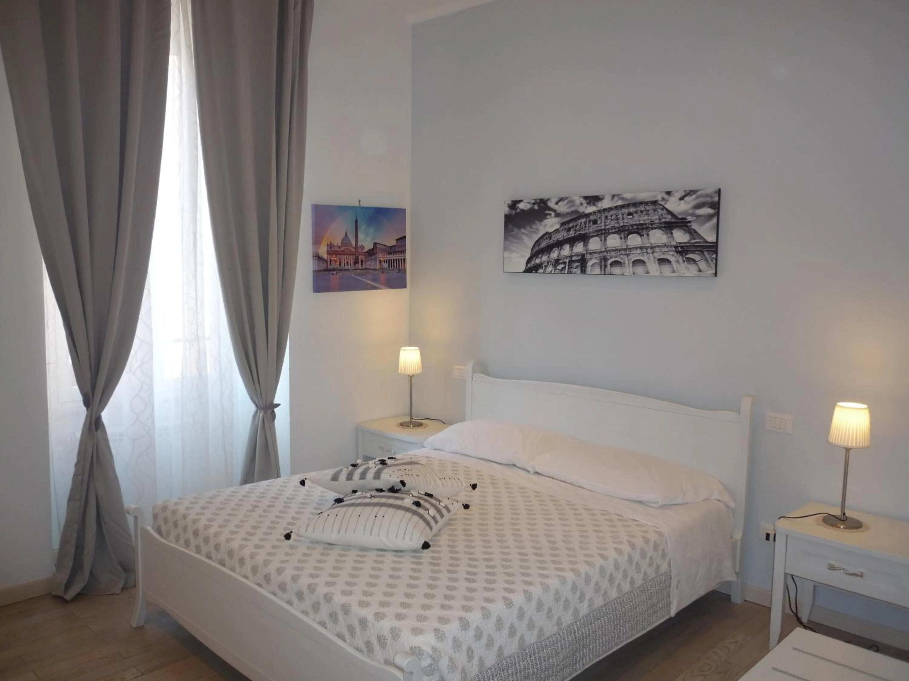 Photo of the whole room, Bed in My Bed Vatican Museum