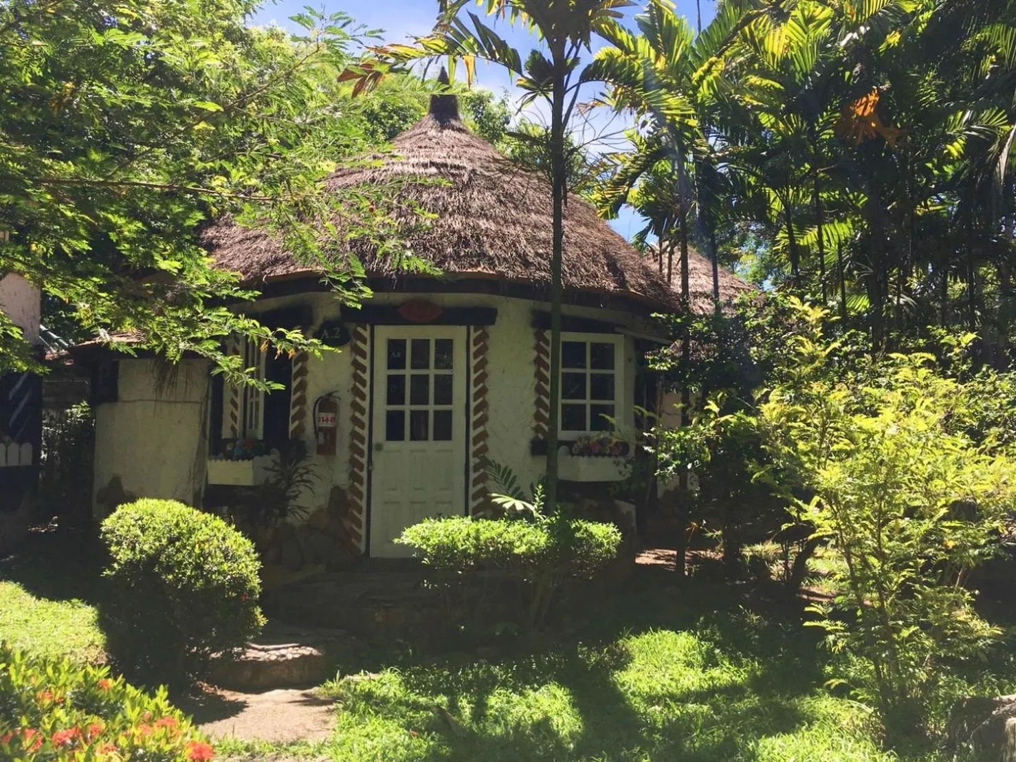 Garden view in Duenshine Resort