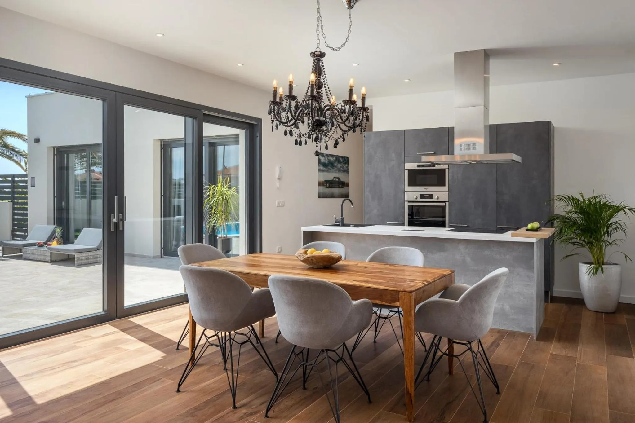 Kitchen or kitchenette in Belvedere Holidays Villas