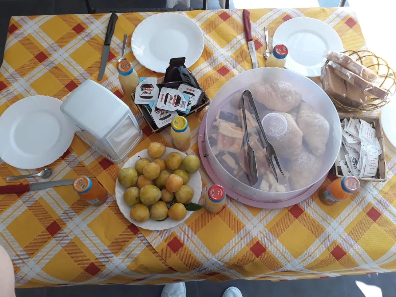 Food and drinks in Nausicaa B&B