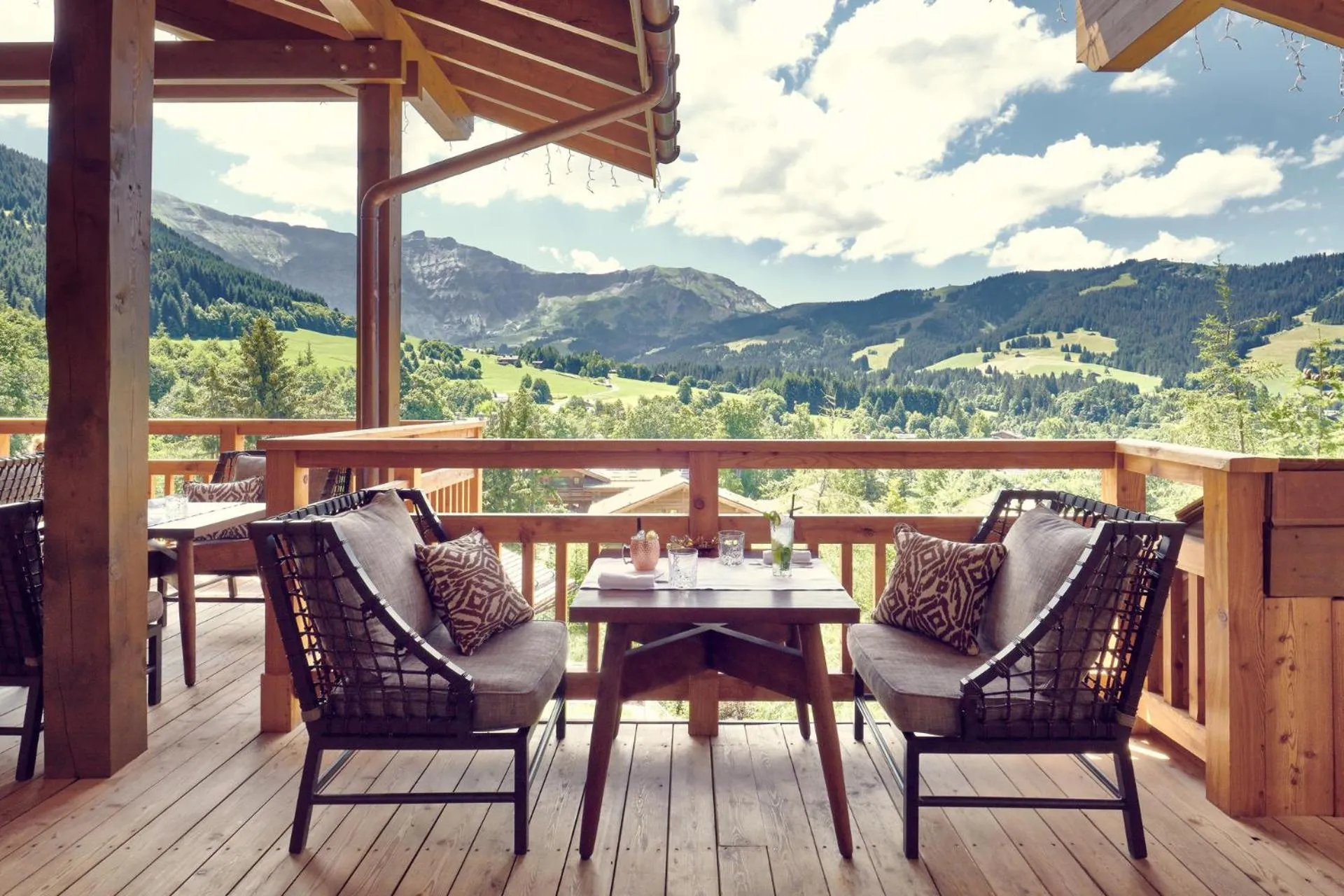 Patio in Four Seasons Resort Megeve