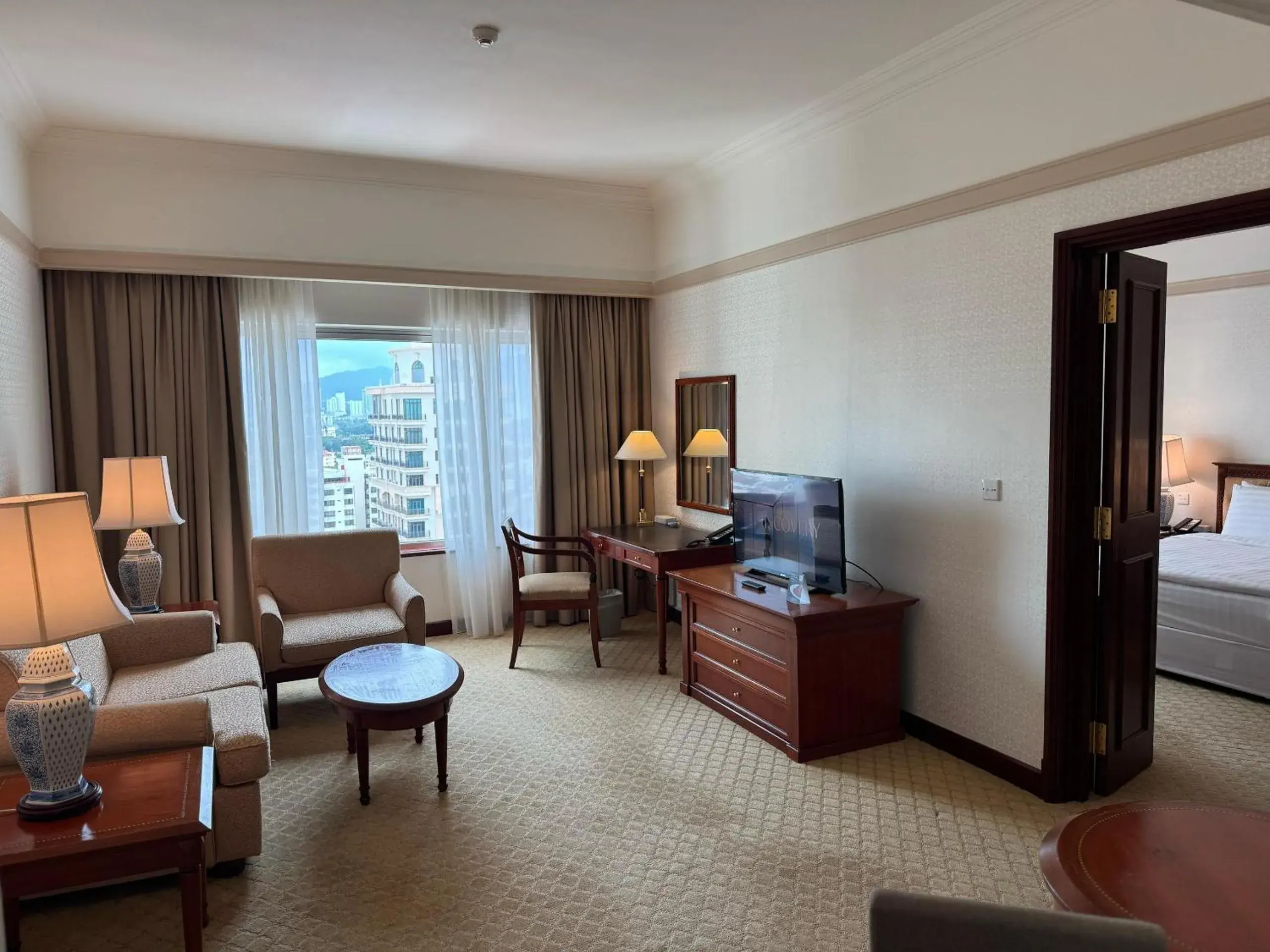 Communal lounge/ TV room, Bed in Gurney Bay Hotel, A PARKROYAL Partner Hotel Communal lounge/ TV room, Bed in Gurney Bay Hotel, A PARKROYAL Partner Hotel