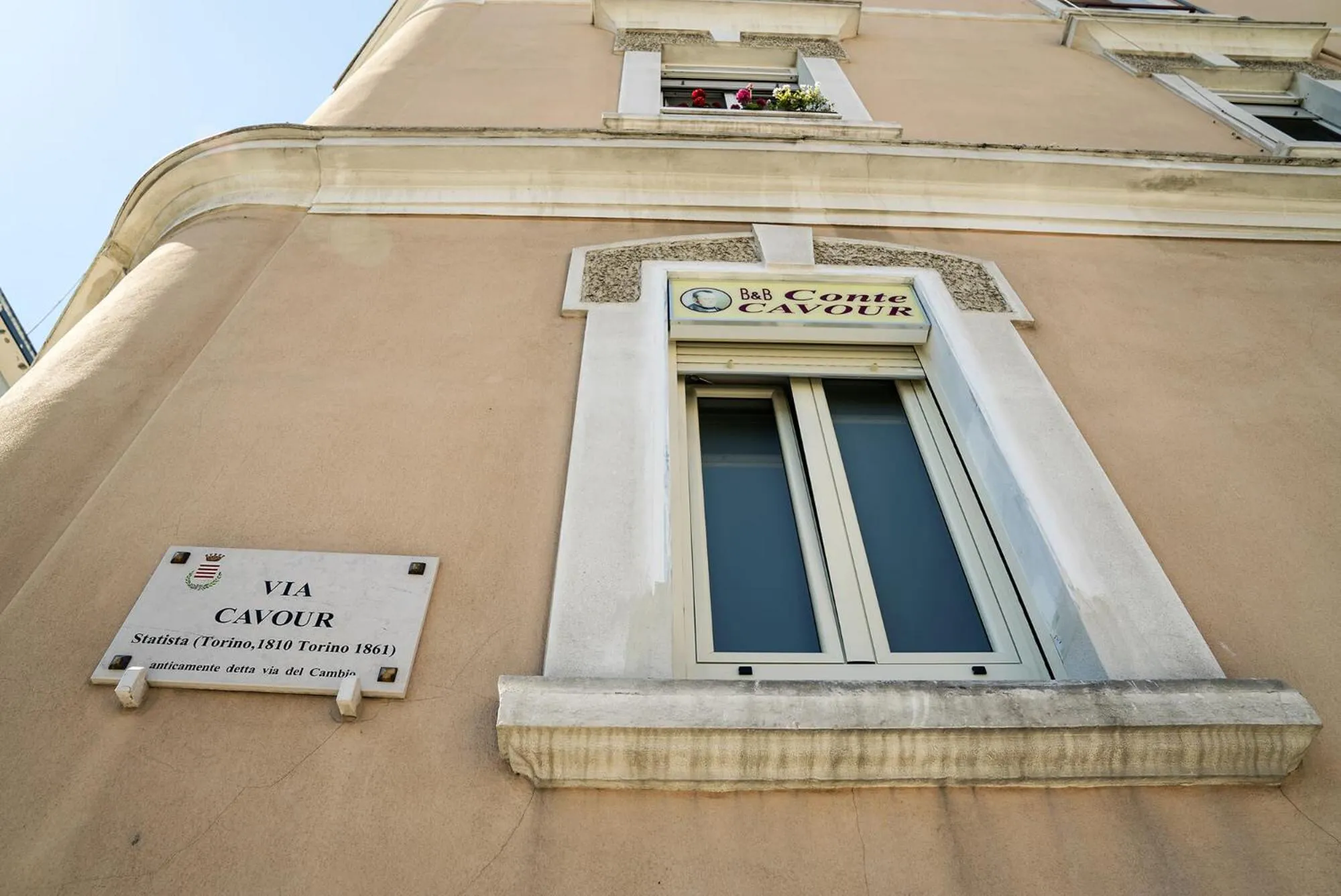 Property building in B&B Conte Cavour