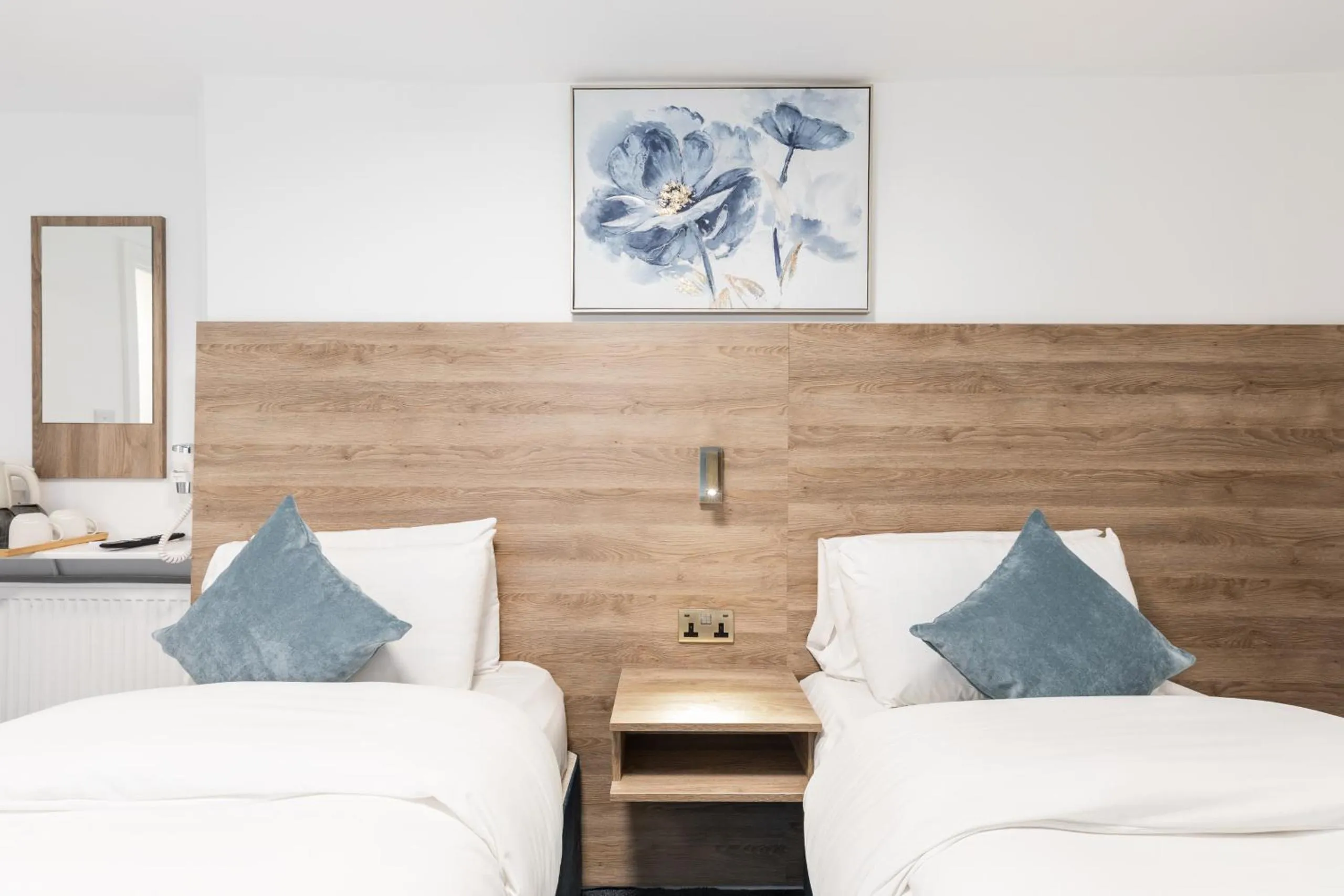 View (from property/room), Bed in The Chapter Hotels - Griffin House