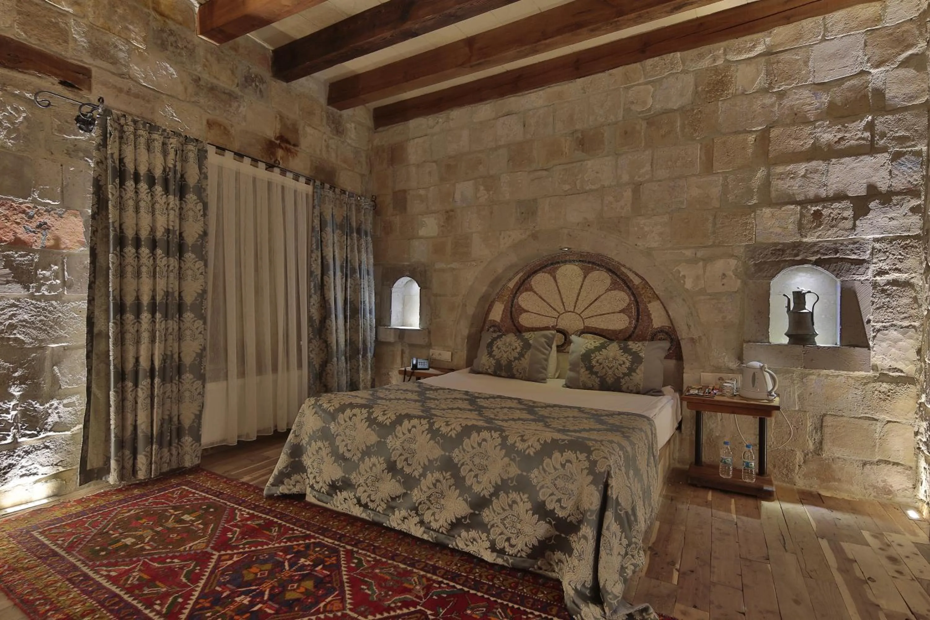 Bedroom, Bed in Panoramic Cave Hotel